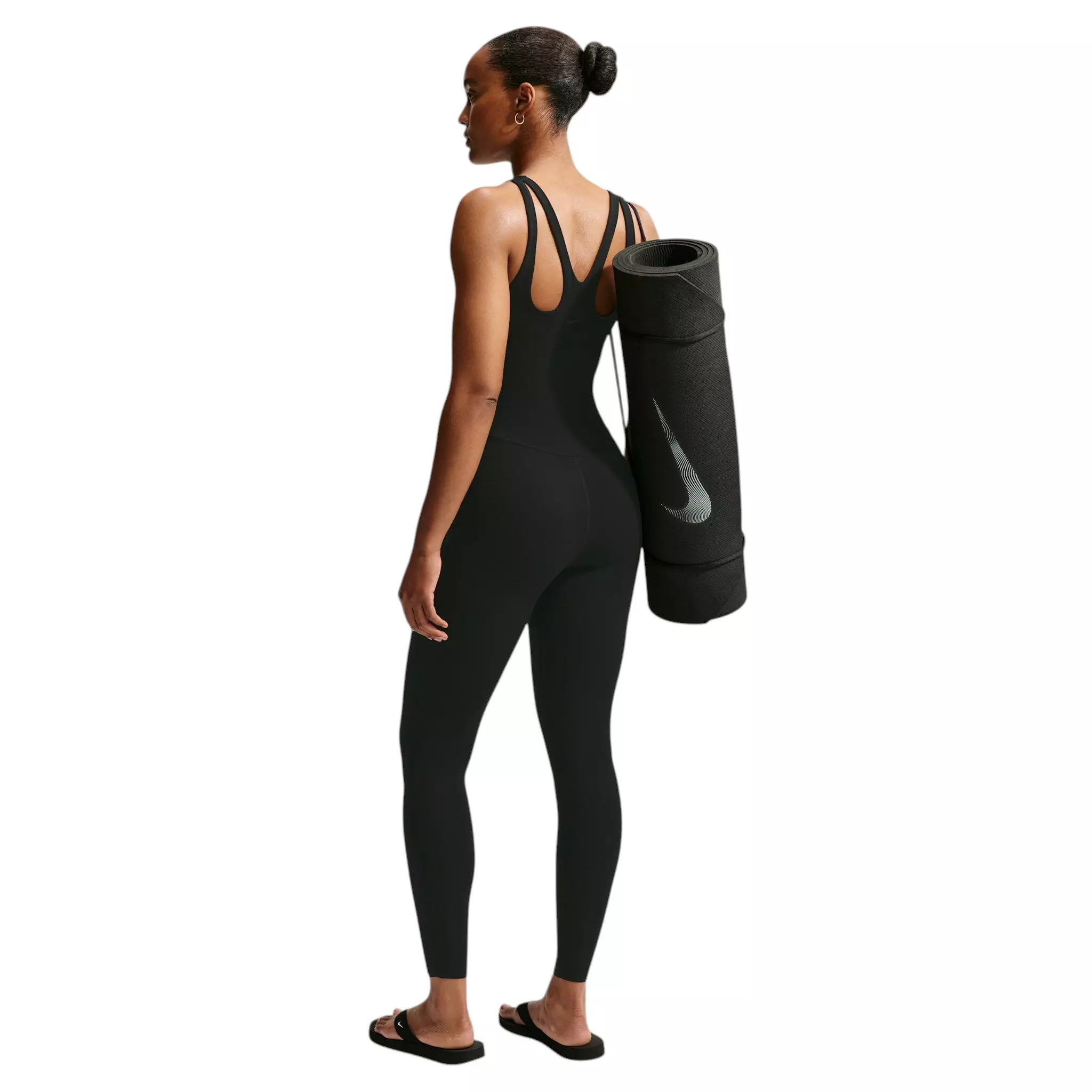 Nike Women's Zenvy 7/8 Bodysuit - Black - BLACK