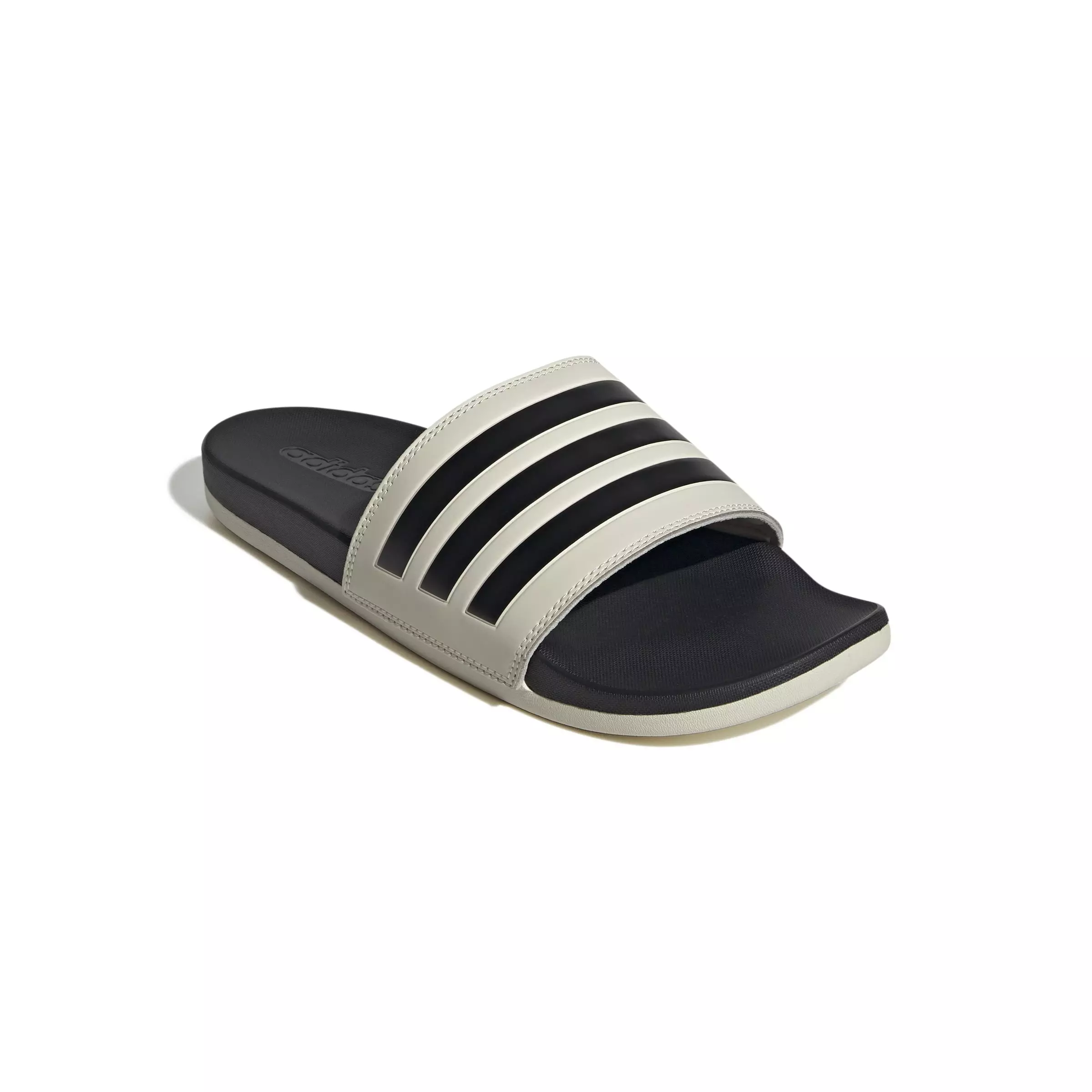 adidas Adilette Comfort "Alumina/Core Black/Core Black" Unisex Slide - BEIGE
