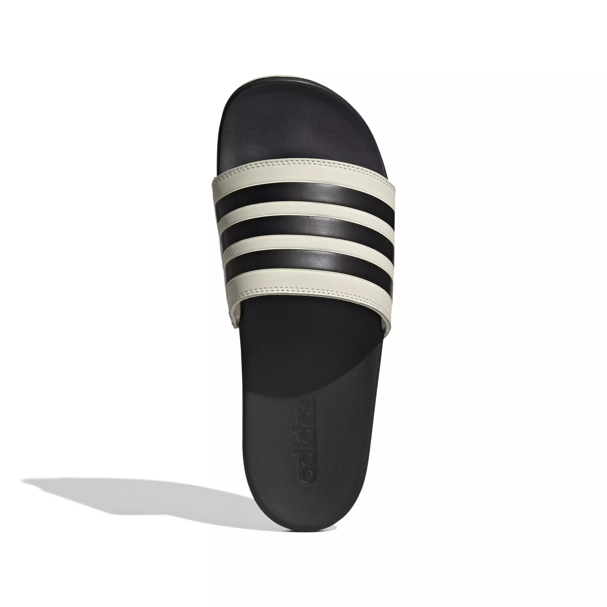 adidas Adilette Comfort "Alumina/Core Black/Core Black" Unisex Slide - BEIGE