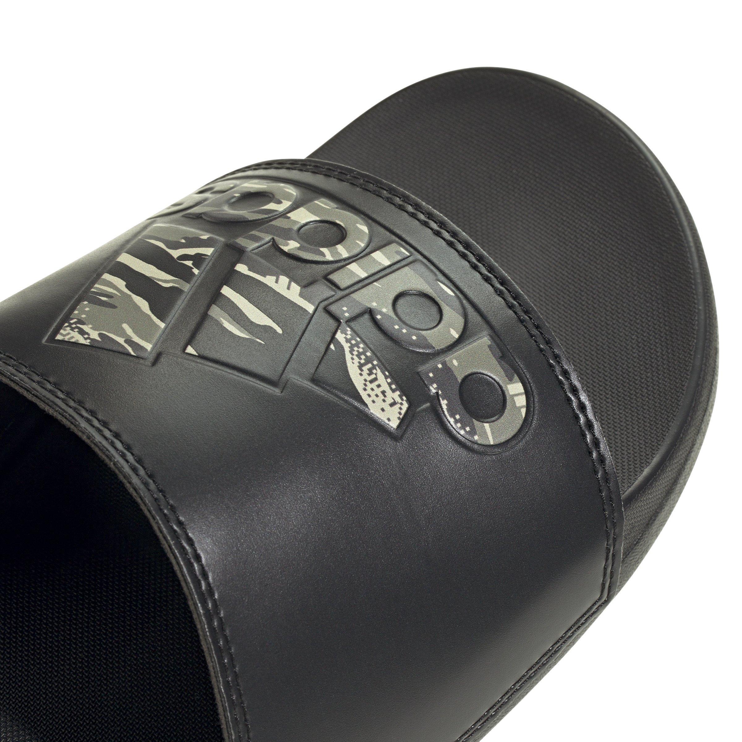 adidas Adilette Comfort "Core Black/Silver Pebble/Core Black" Unisex Slide - BLACK Thumbnail View 7