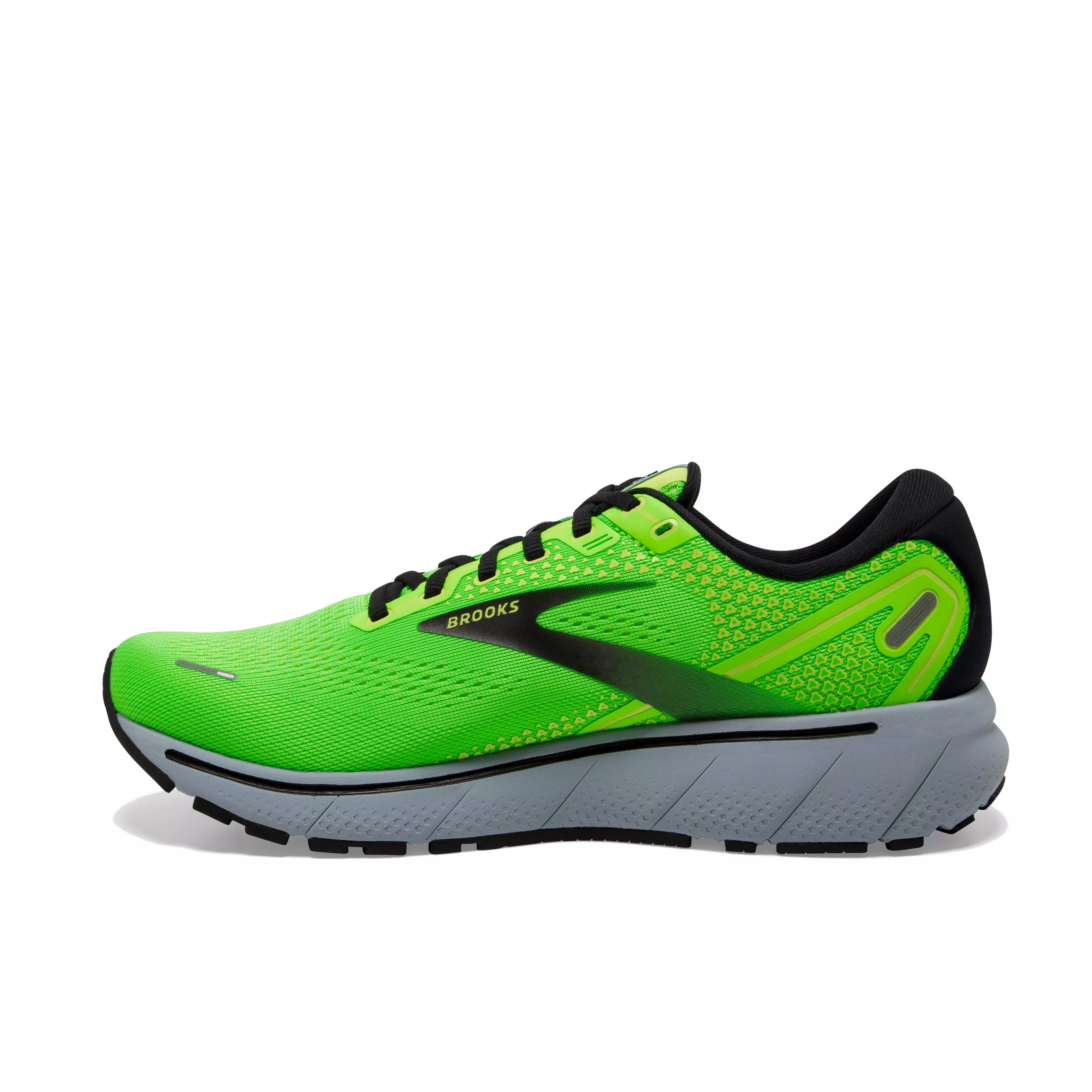 Brooks Ghost 14 "Green Gecko/Blue/Black" Men's Running Shoe - GREEN/BLUE/BLACK