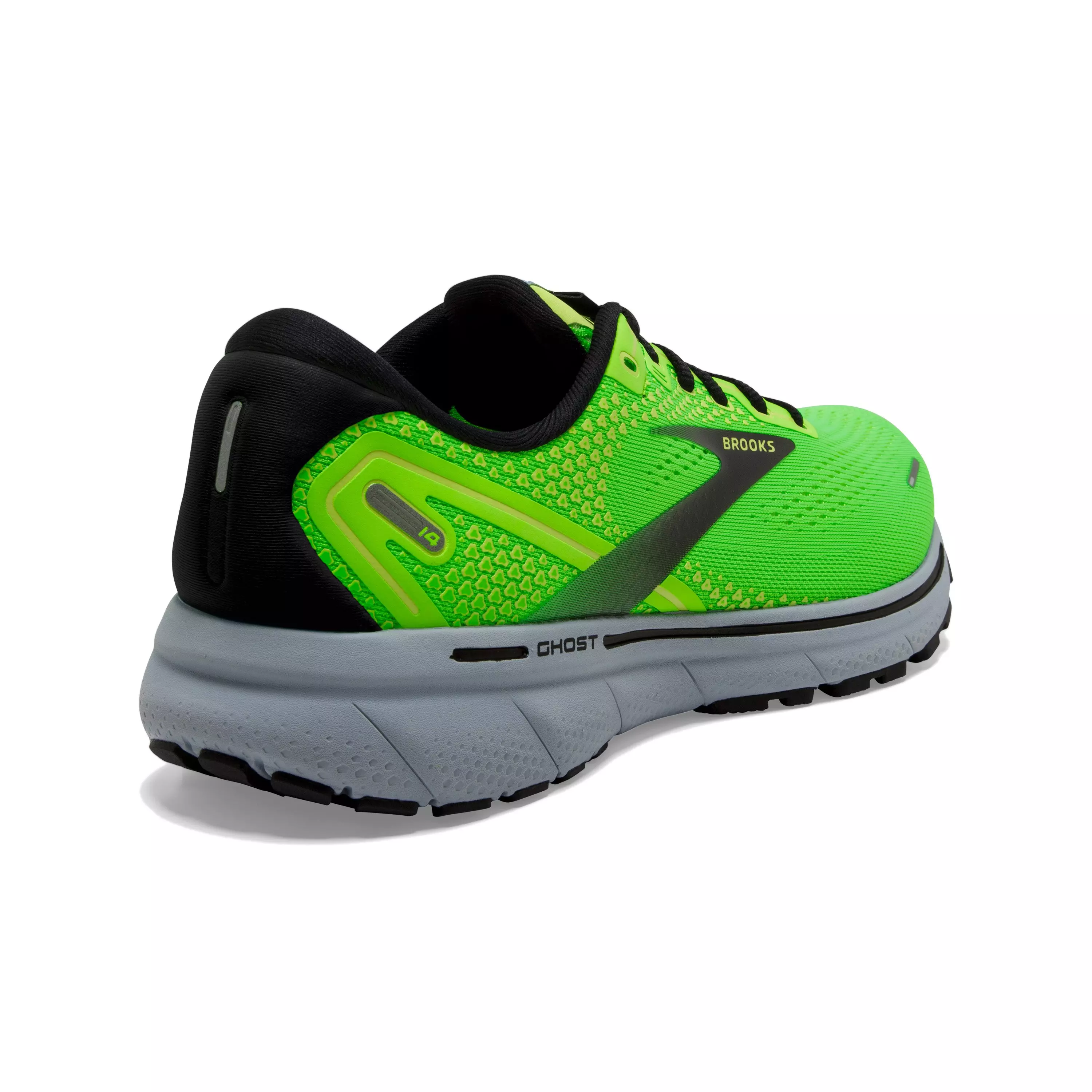 Brooks Ghost 14 "Green Gecko/Blue/Black" Men's Running Shoe - GREEN/BLUE/BLACK