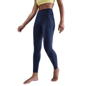 Nike Women's Universa High-Waisted Full-Length Leggings with No Front Seam - Blue