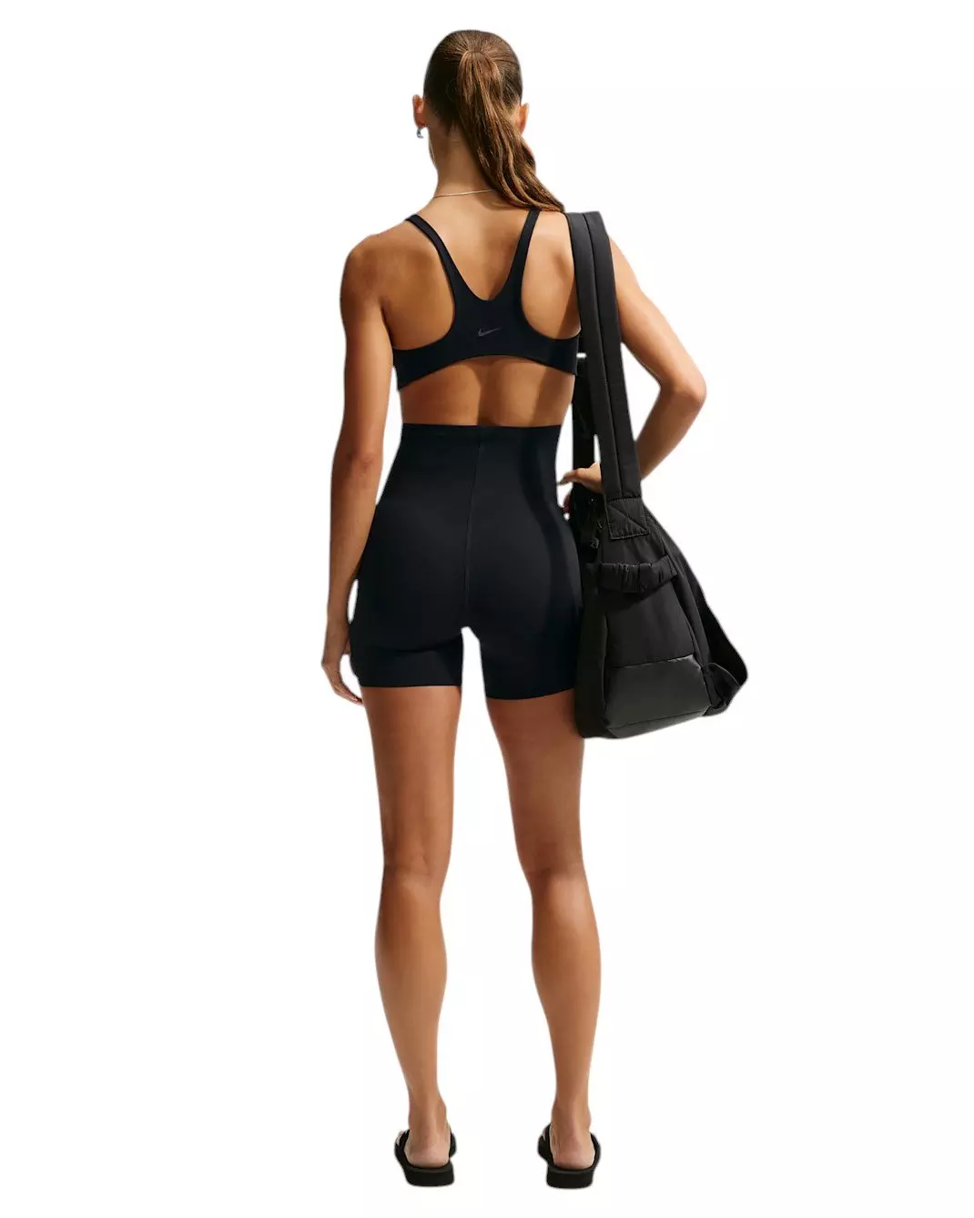 Nike Women's Zenvy 5" Bodysuit - Black - BLACK