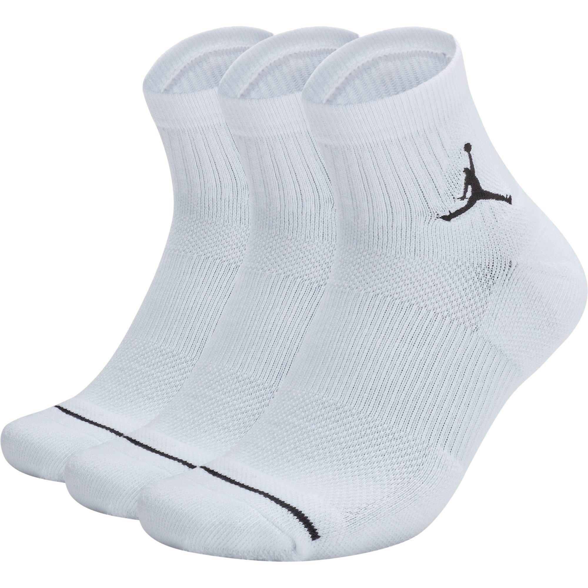 white jordan socks