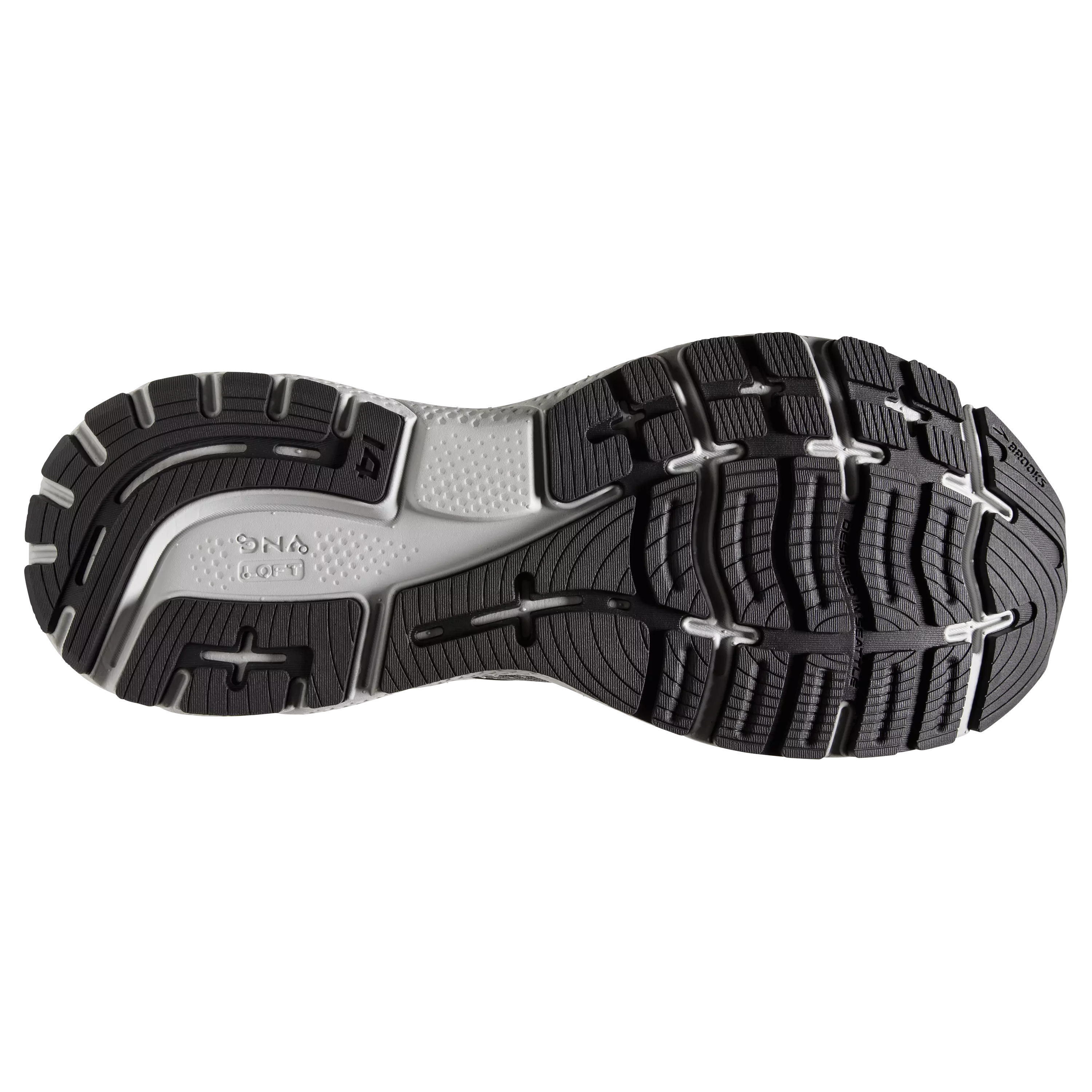 Brooks Ghost 14 "Grey/Alloy/Oyster" Men's Wide Running Shoe - GREY/ALLOY/OYSTER