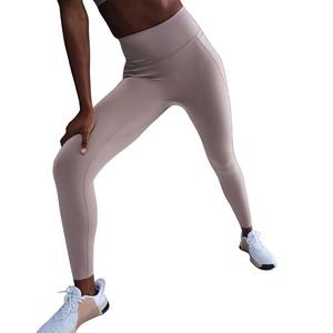 Nike Women's Universa High-Waisted 7/8 Leggings with No Front Seam - Brown