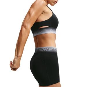 Nike Women's Pro Mid-Rise 3" Shorts - Black - BLACK