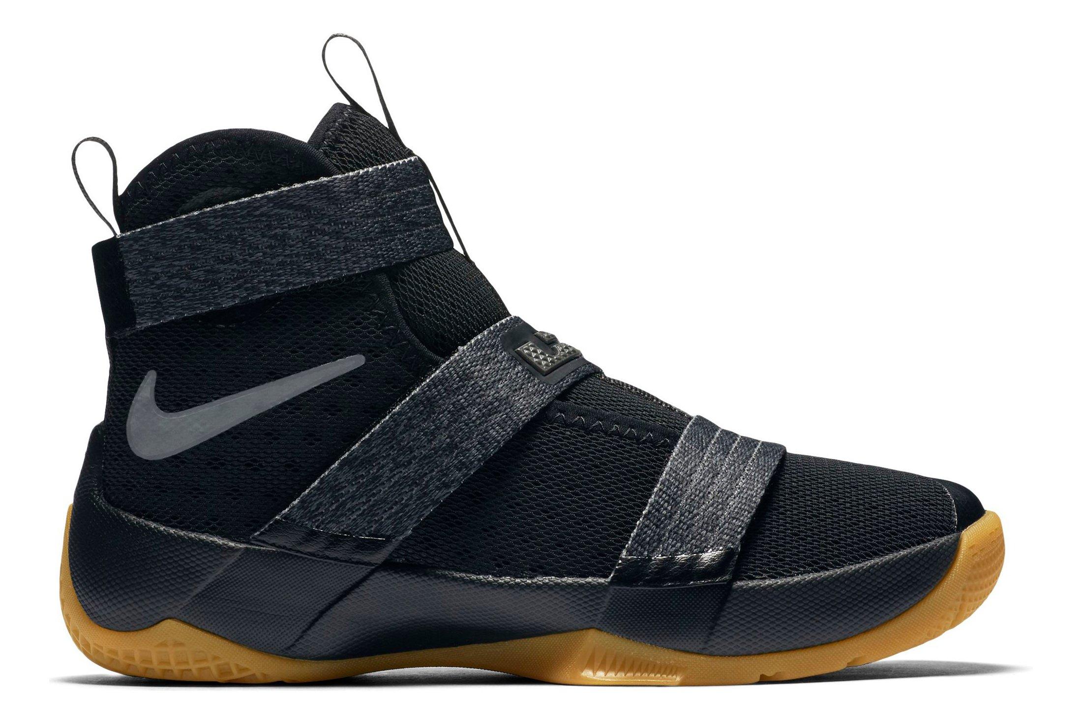 lebron soldier 10 black gum