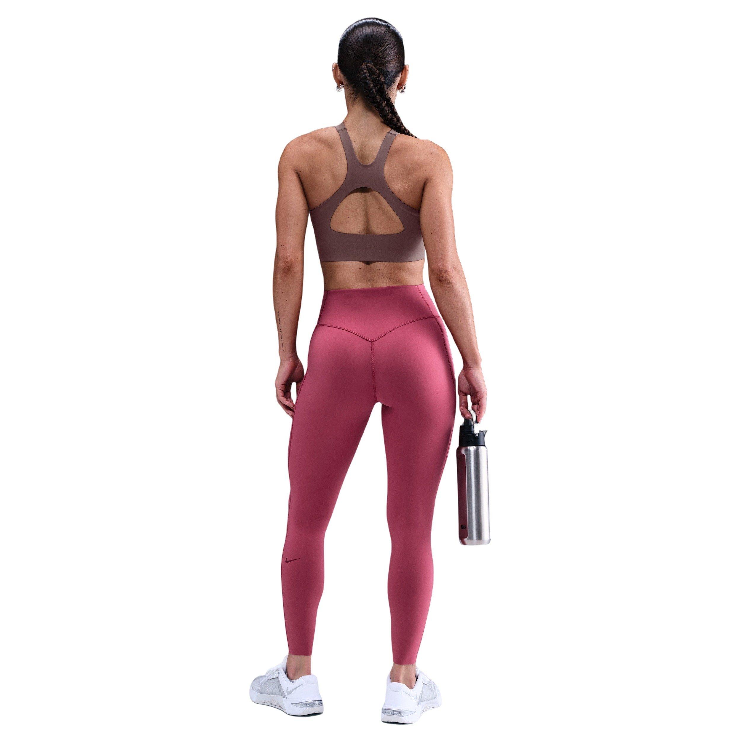 Nike Women's Universa High-Waisted 7/8 Leggings with No Front Seam - Beet Purple - BEET PURPLE Thumbnail View 7