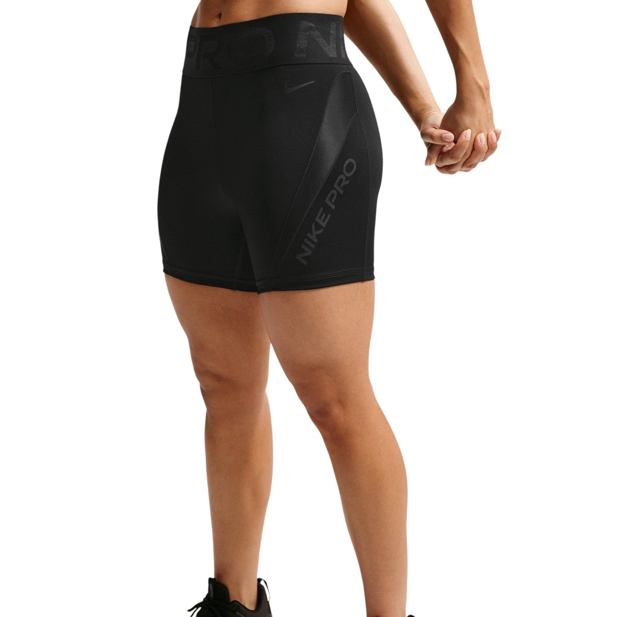 Nike Women's Pro Sculpt Dri-FIT High-Waisted 5" Shorts - Black - BLACK Thumbnail View 1
