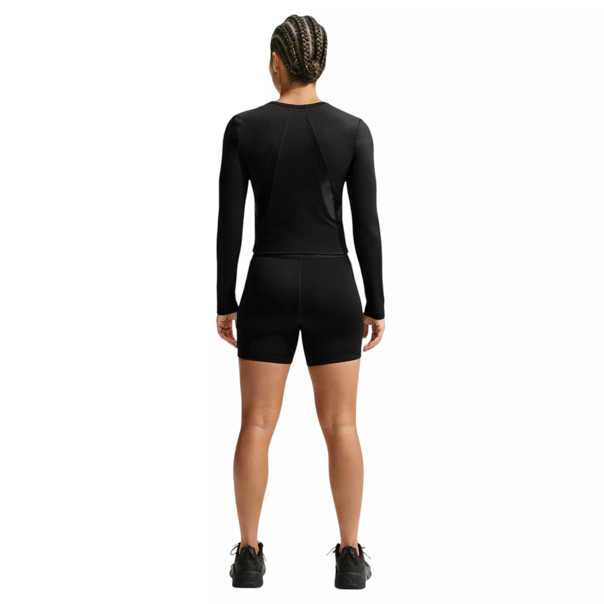 Nike Women's Pro Sculpt Dri-FIT High-Waisted 5" Shorts - Black - BLACK