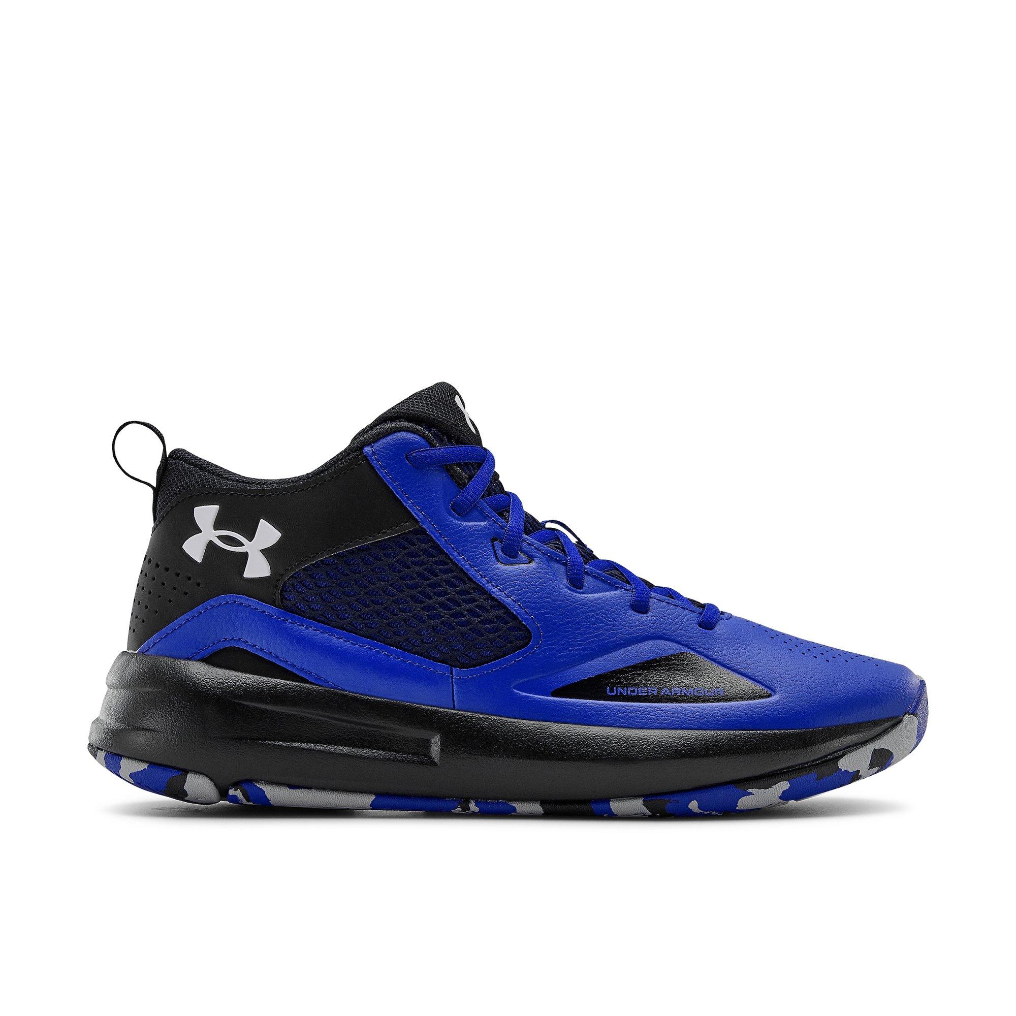 under armour basketball shoes blue
