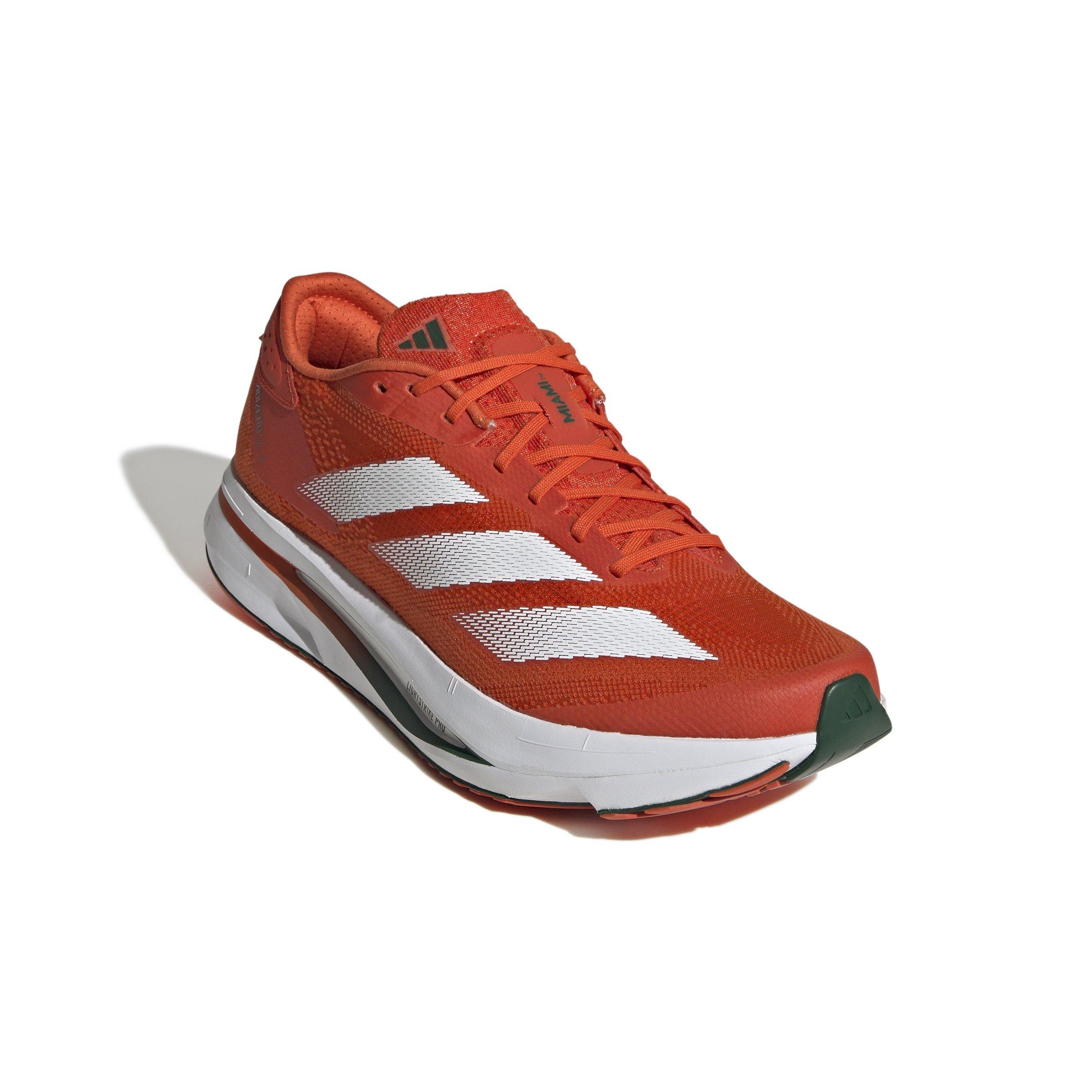 adidas Adizero Sl2 "Collegiate Orange/Ftwr White/Dark Green" Unisex Running Shoe - ORANGE Thumbnail View 3