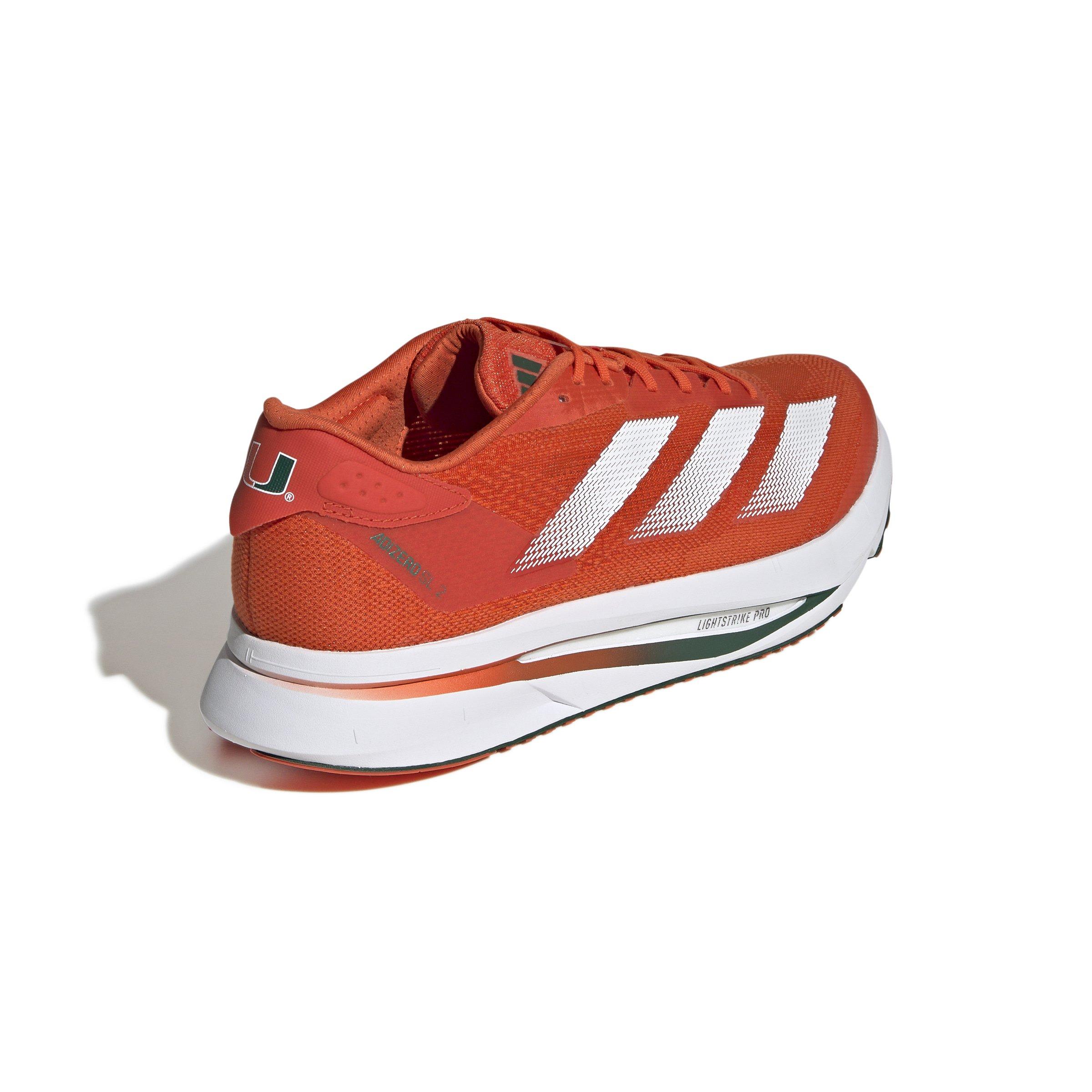 adidas Adizero Sl2 "Collegiate Orange/Ftwr White/Dark Green" Unisex Running Shoe - ORANGE Thumbnail View 4