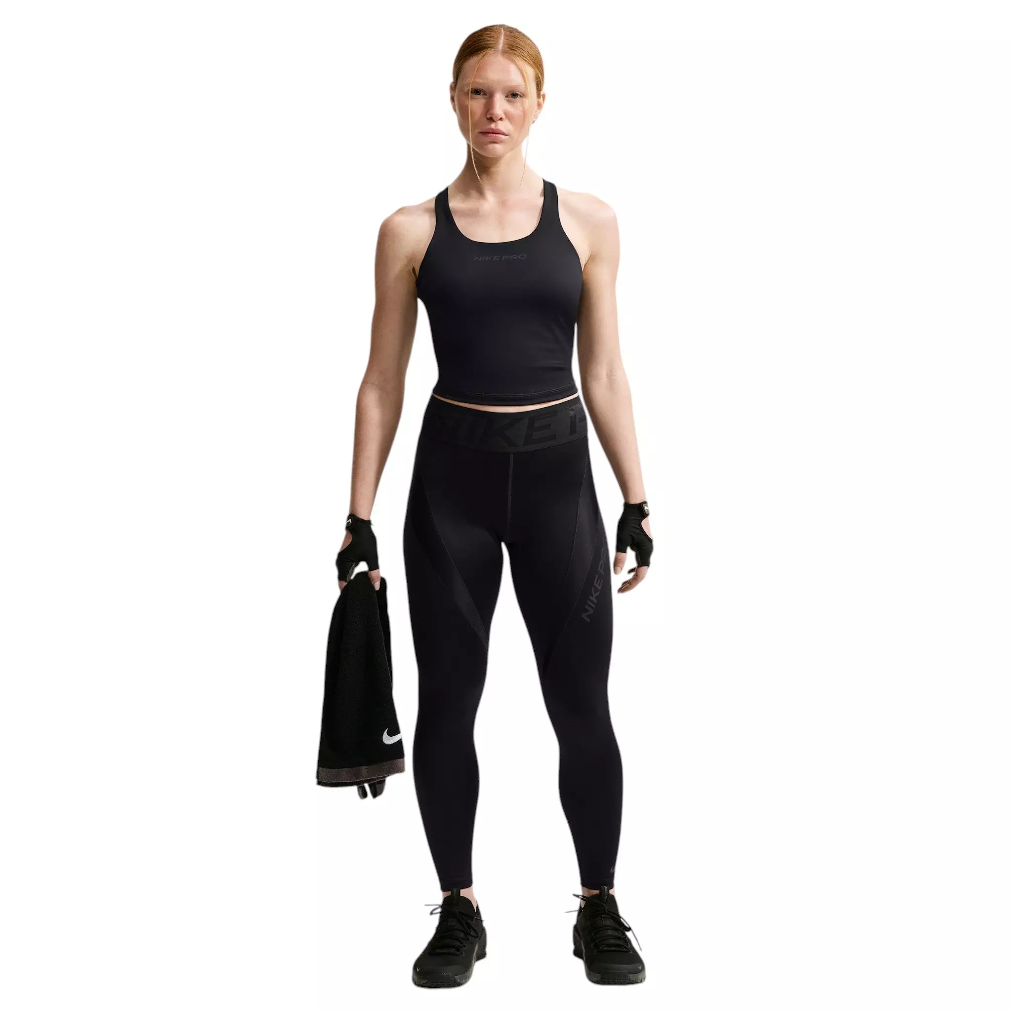 Nike Women's Pro Sculpt High-Waisted 7/8 Leggings - Black - BLACK
