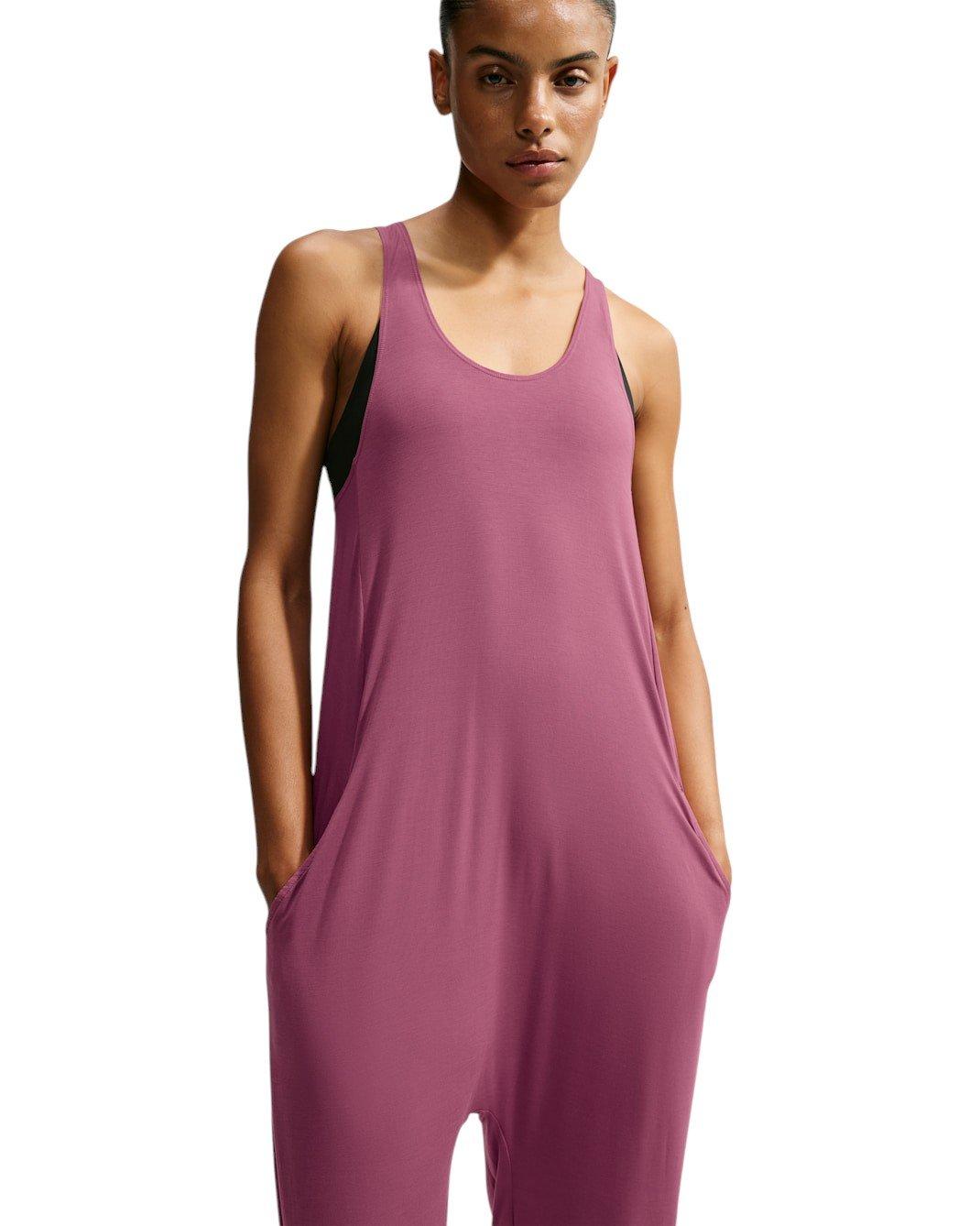 Nike Women's Zenvy Jumpsuit - Pink Smoke - PINK SMOKE