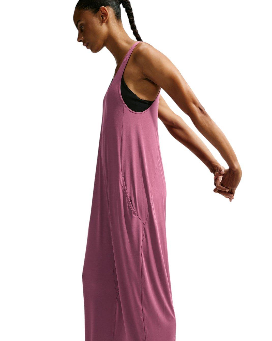 Nike Women's Zenvy Jumpsuit - Pink Smoke - PINK SMOKE
