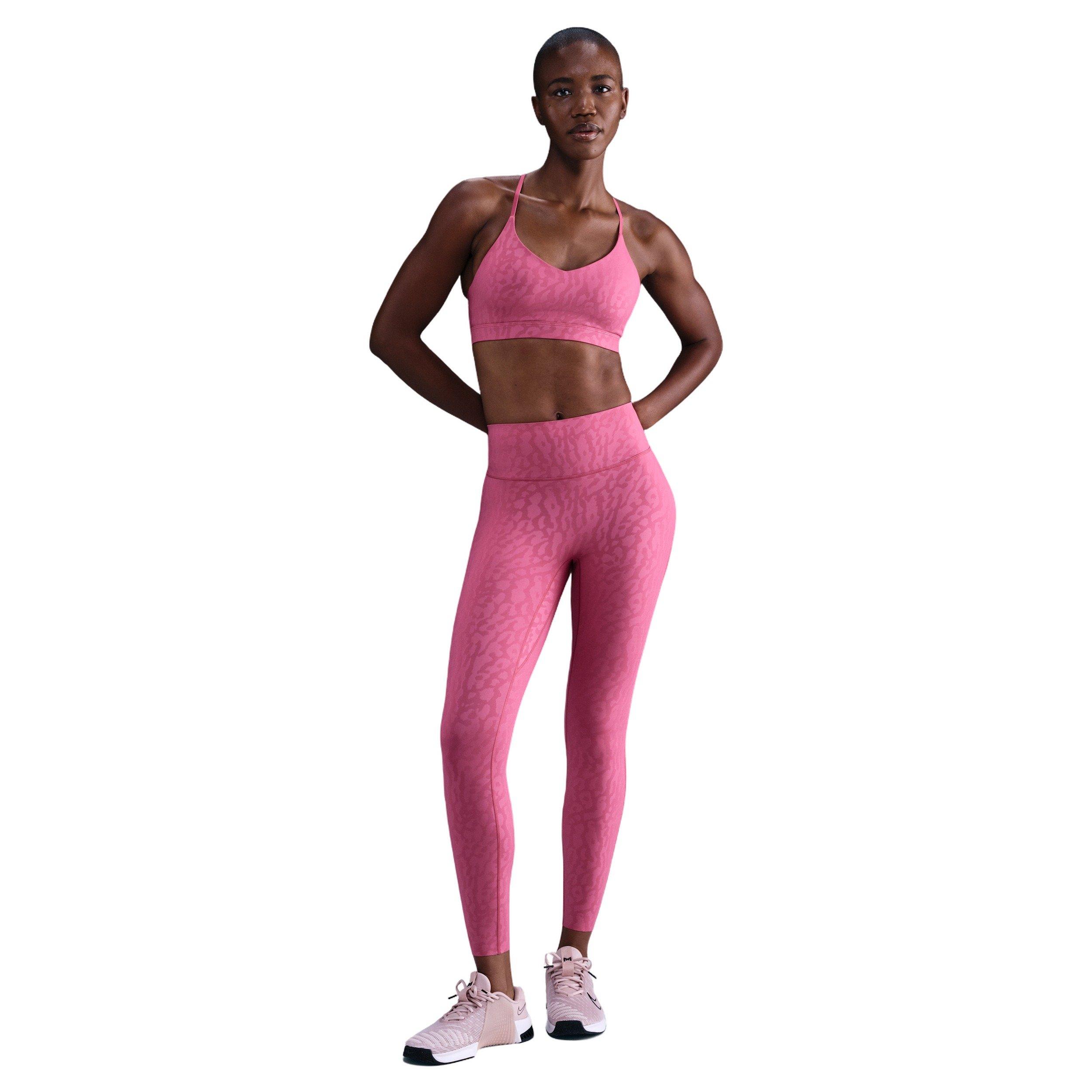 Nike Women's Universa High-Waisted Printed 7/8 Leggings with No Front Seam - Beet Purple - BEET PURPLE Thumbnail View 3