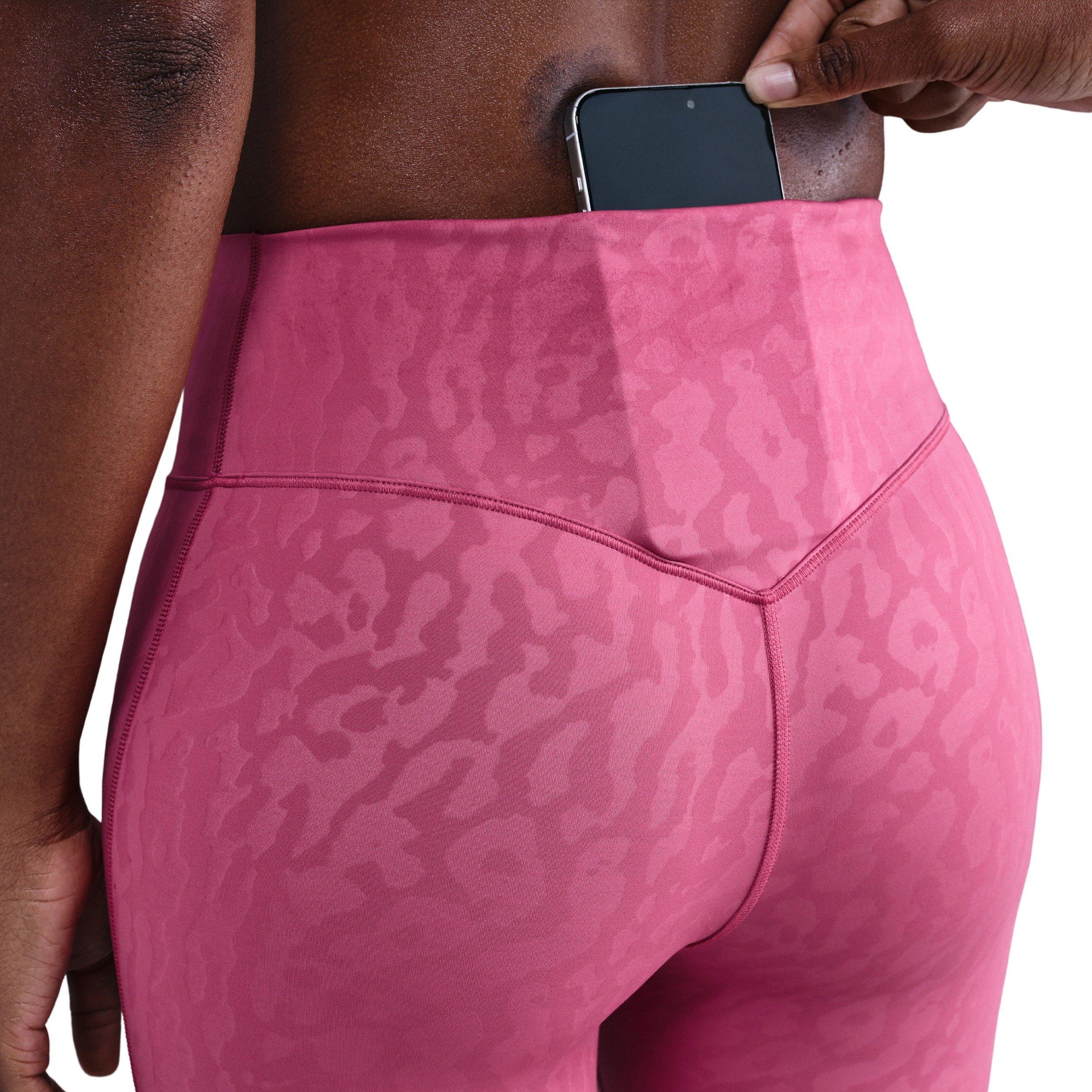 Nike Women's Universa High-Waisted Printed 7/8 Leggings with No Front Seam - Beet Purple - BEET PURPLE Thumbnail View 6