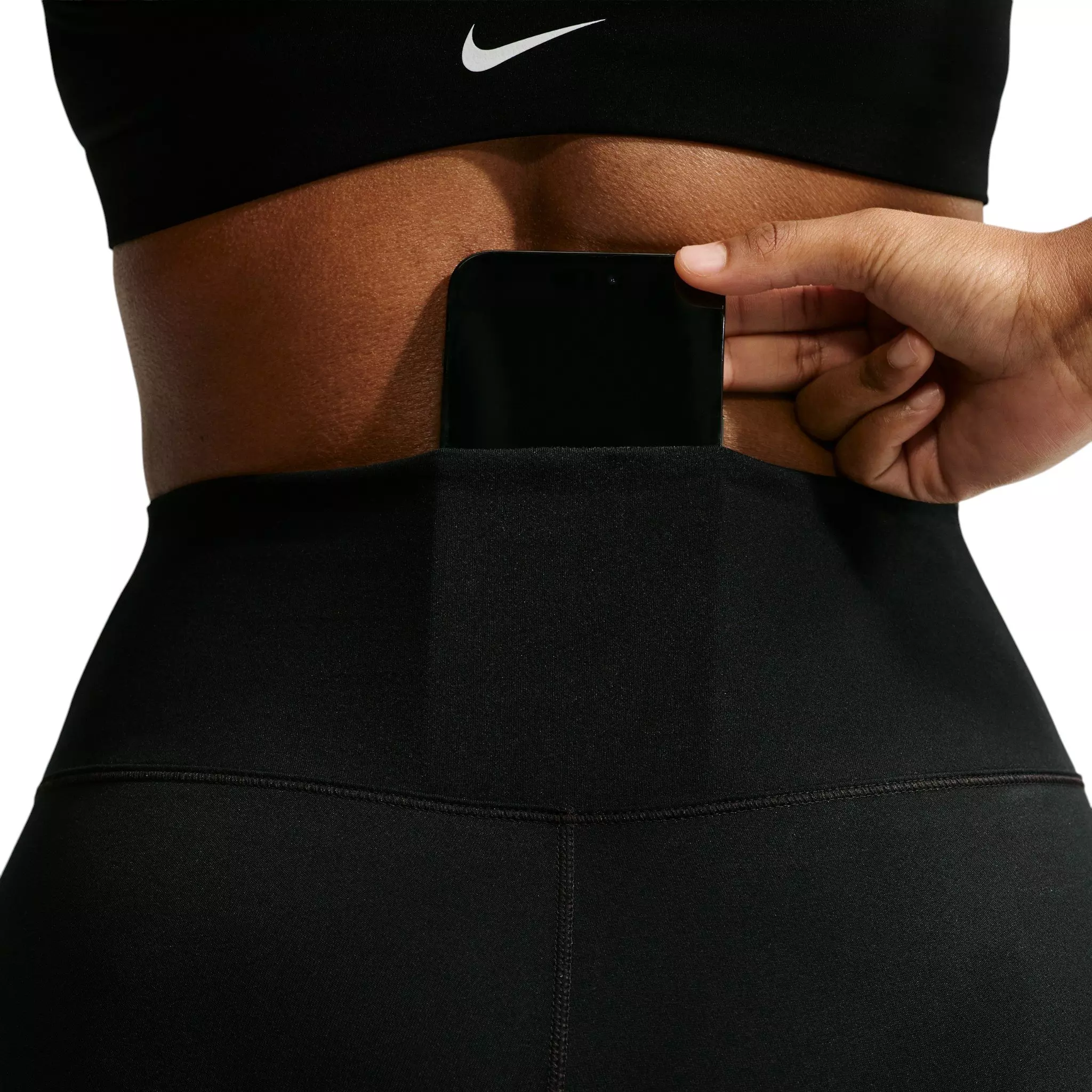 Nike Women's One High-Waisted Full-Length Stirrup Leggings - Black - BLACK