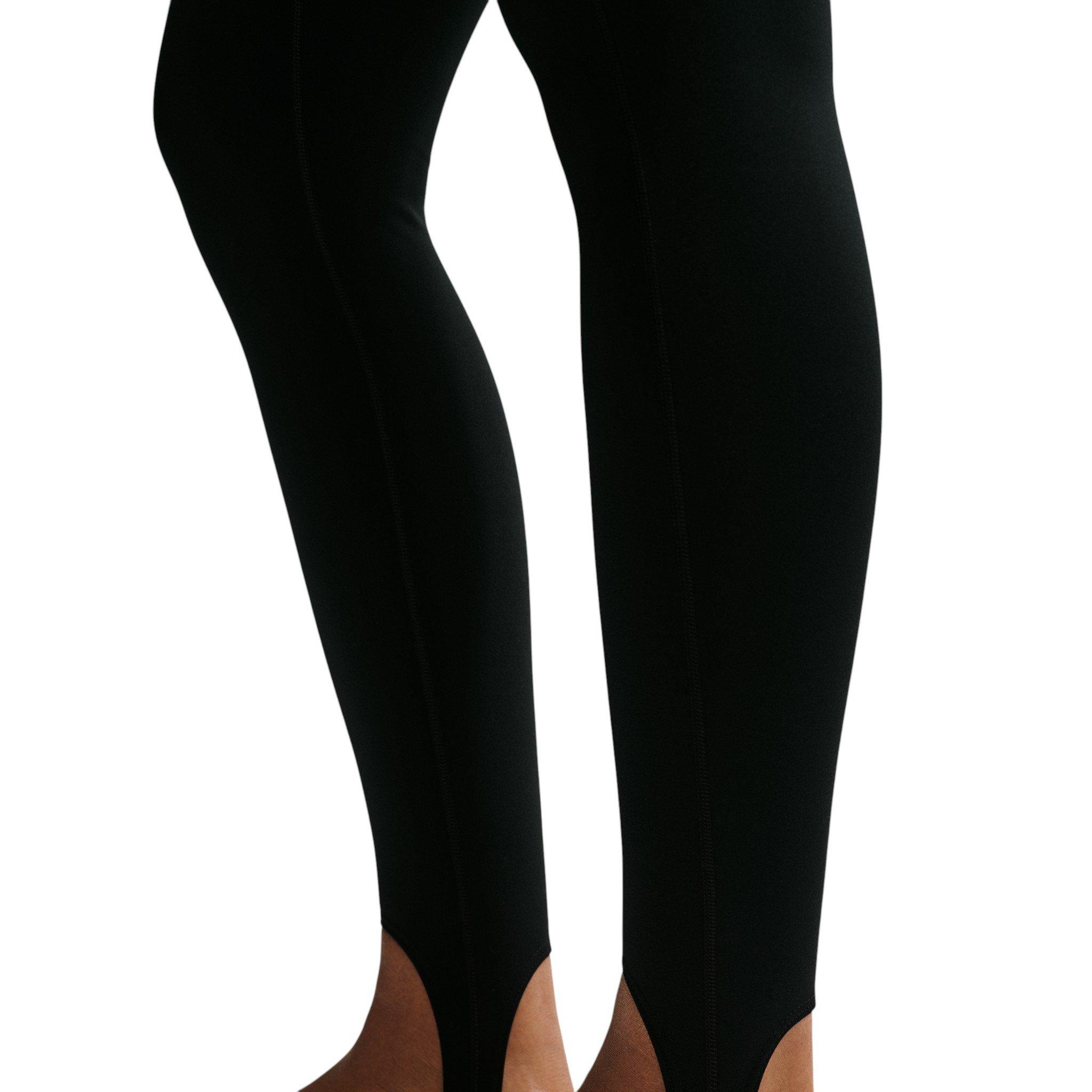 Nike Women's One High-Waisted Full-Length Stirrup Leggings - Black - BLACK