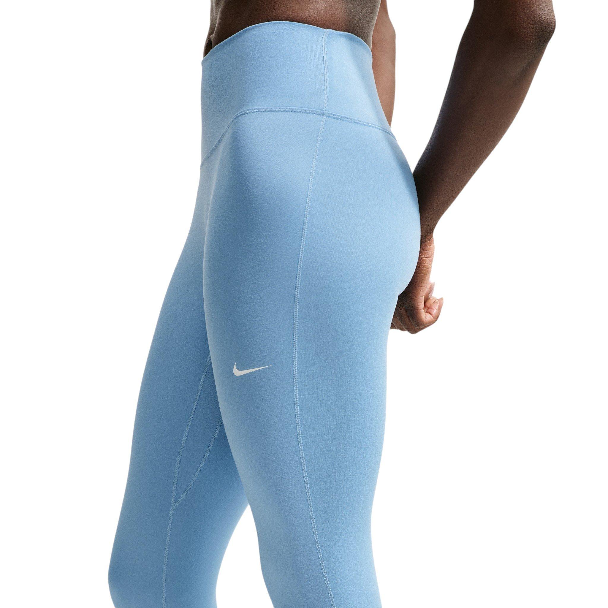 Nike Women's One High-Waisted Full-Length Stirrup Leggings - Blue - BLUE
