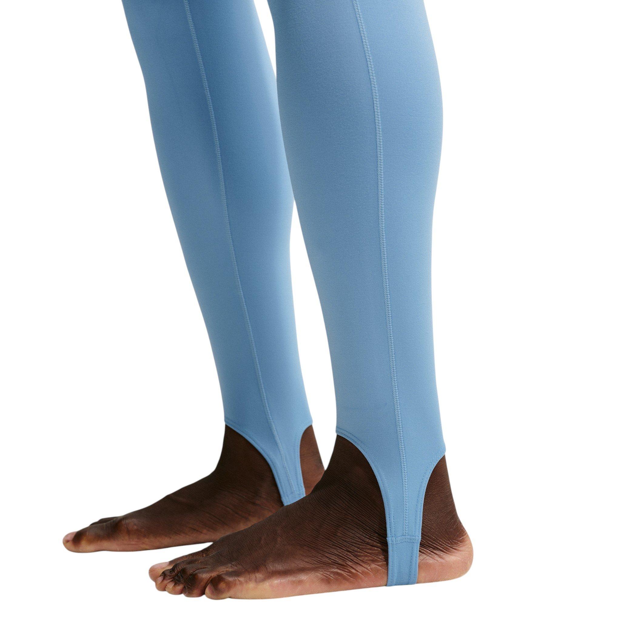 Nike Women's One High-Waisted Full-Length Stirrup Leggings - Blue - BLUE