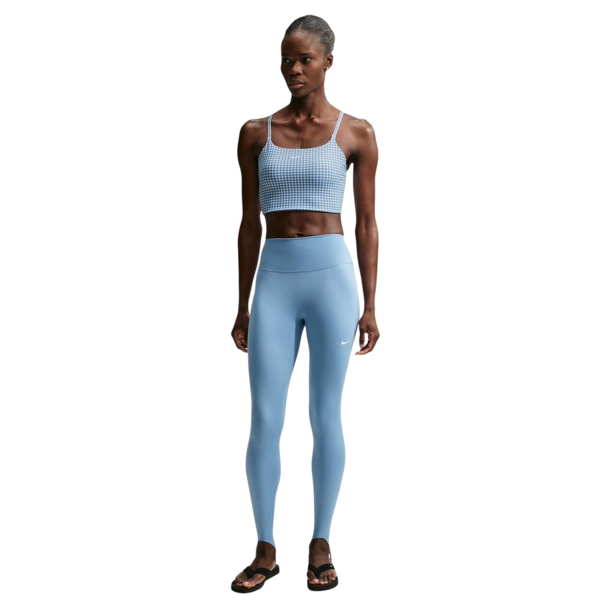 Nike Women's One High-Waisted Full-Length Stirrup Leggings - Blue - BLUE