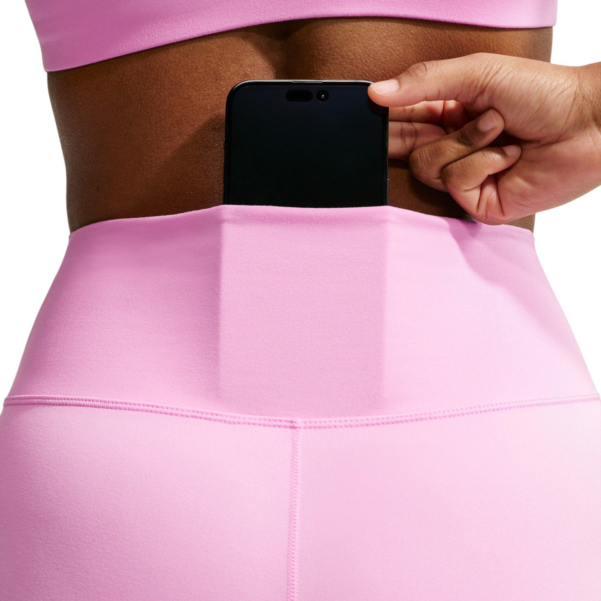 Nike Women's One High-Waisted Full-Length Stirrup Leggings - Pink - PINK