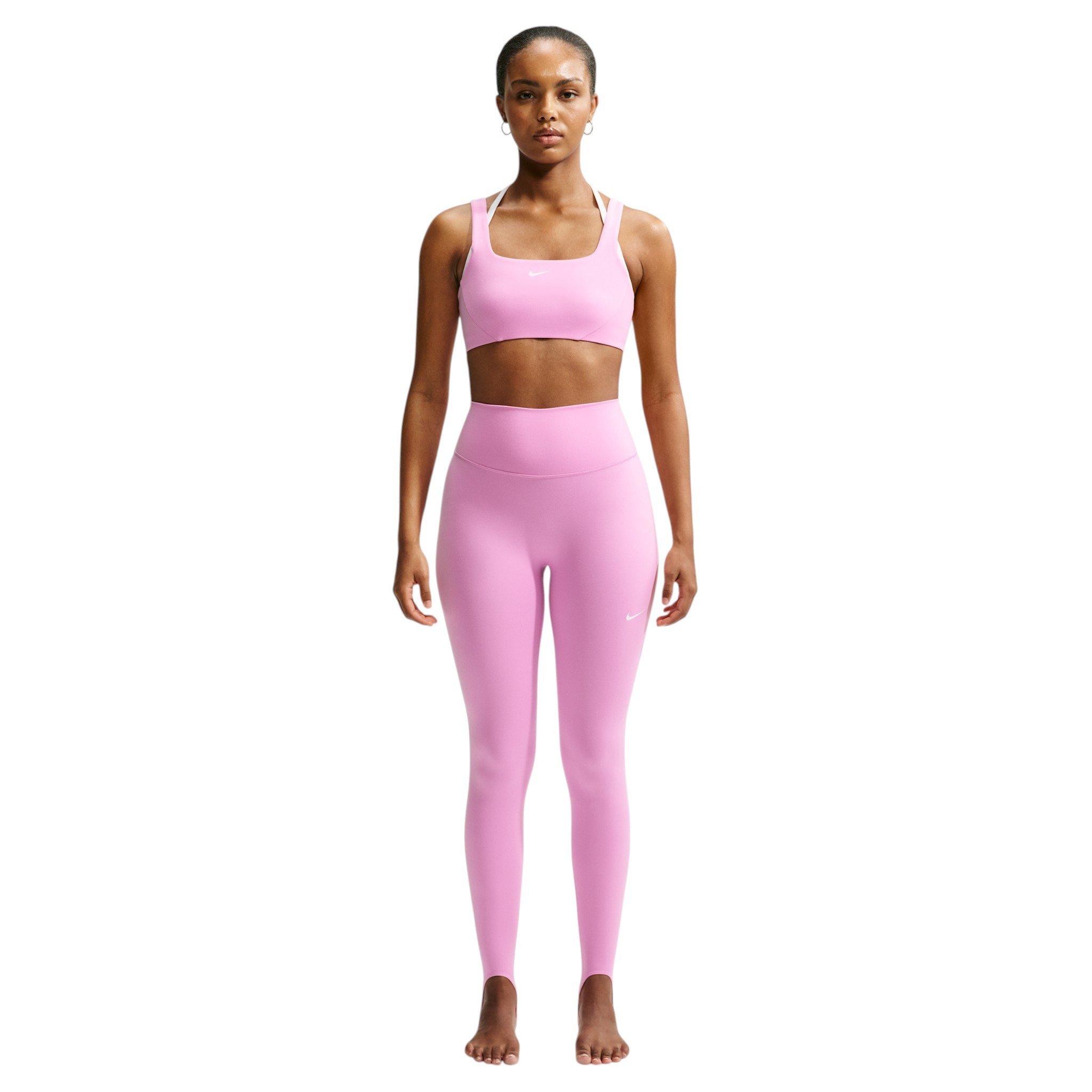 Nike Women's One High-Waisted Full-Length Stirrup Leggings - Pink - PINK