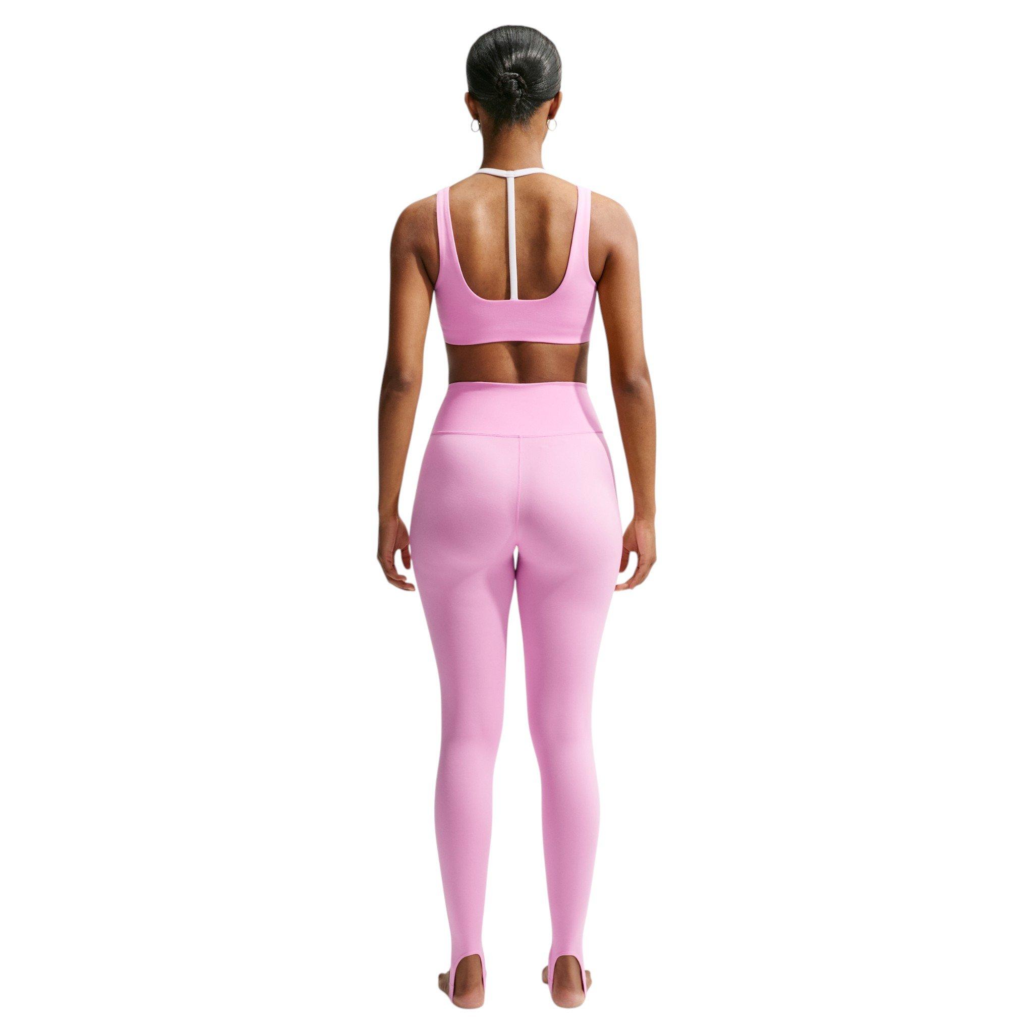 Nike Women's One High-Waisted Full-Length Stirrup Leggings - Pink - PINK
