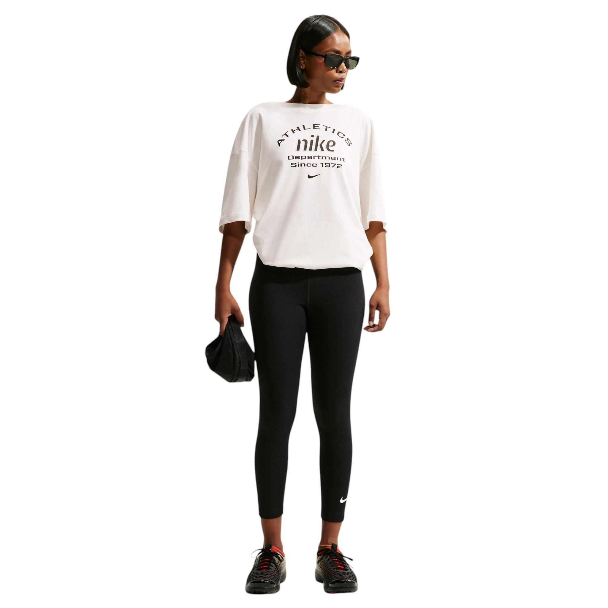 Nike Women's Sportswear Classic High-Waisted 7/8/ Leggings - Black - BLACK