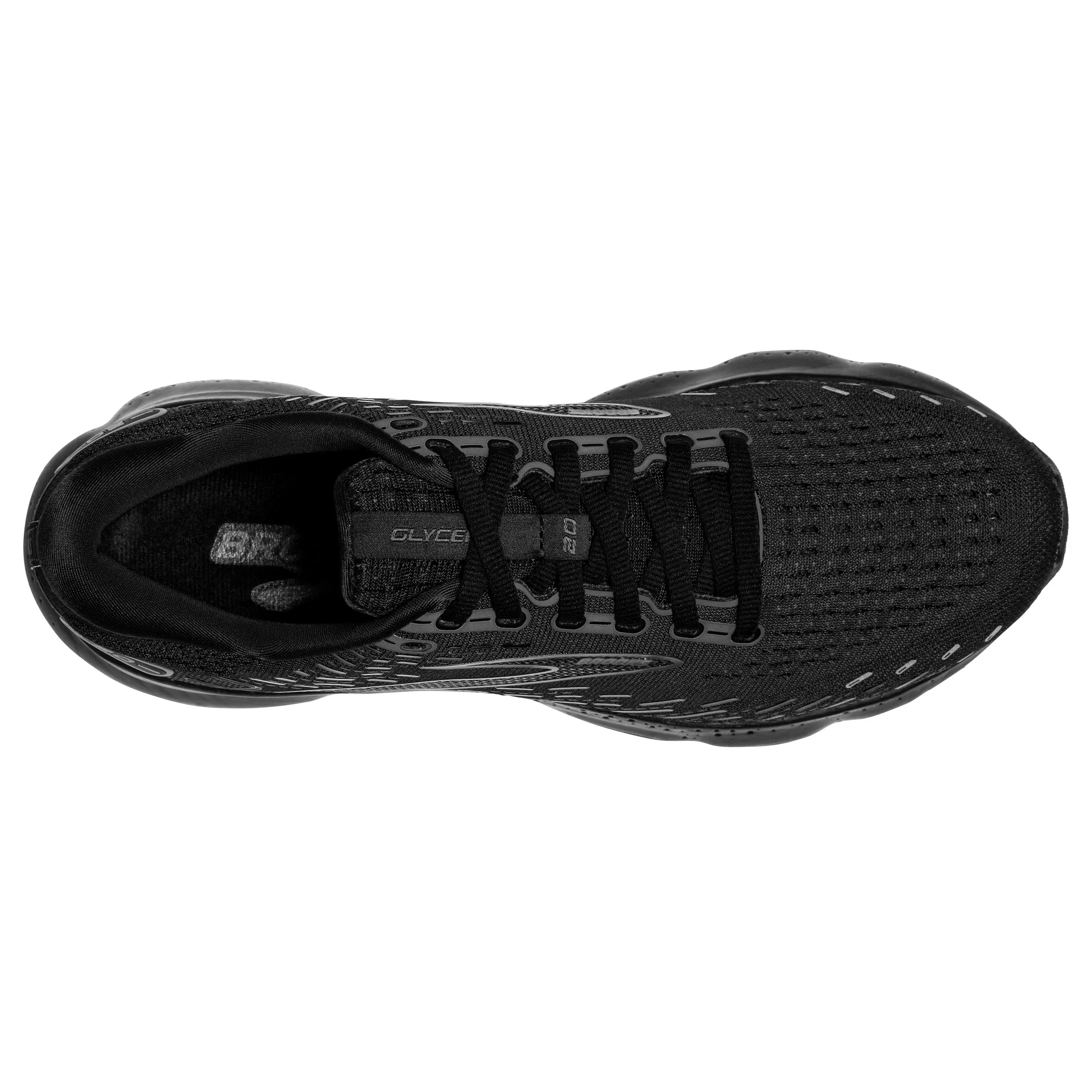 Brooks Glycerin 20 "Black/Black/Ebony" Men's Running Shoe - BLACK/BLACK/EBONY