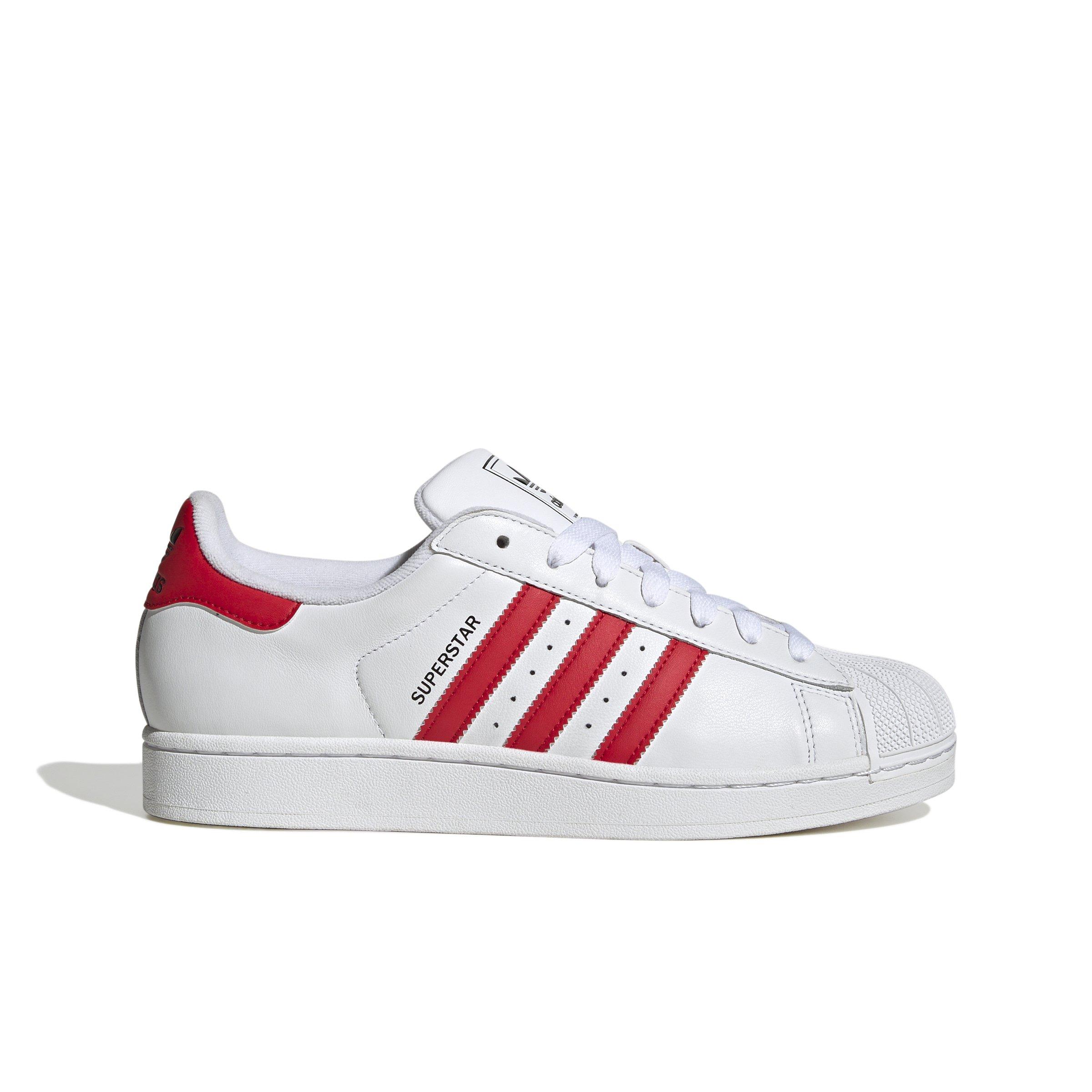 adidas Originals Superstar II "Ftwr White/Better Scarlet/Core Black" Unisex Shoe - WHITE Thumbnail View 1