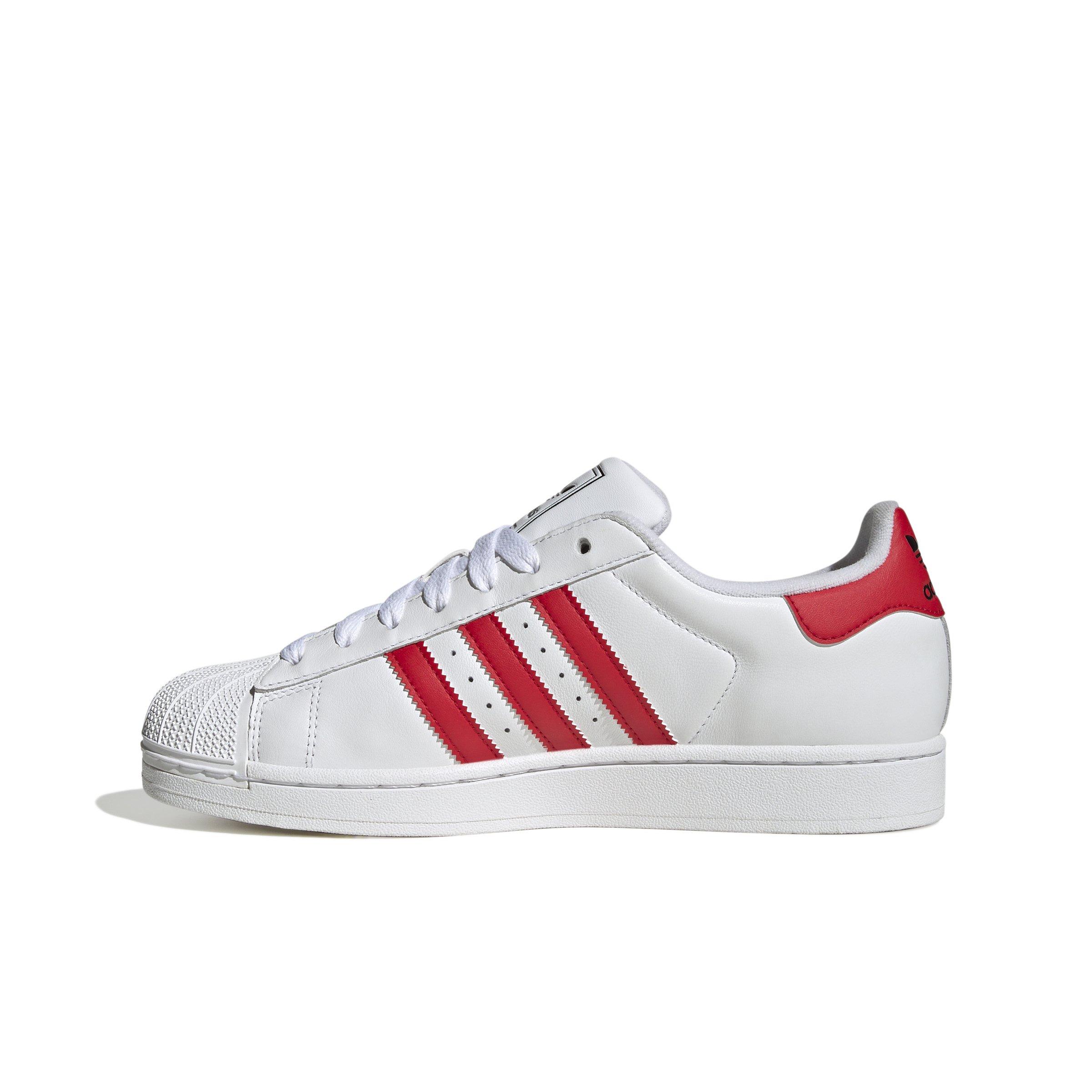 adidas Originals Superstar II "Ftwr White/Better Scarlet/Core Black" Unisex Shoe - WHITE Thumbnail View 2