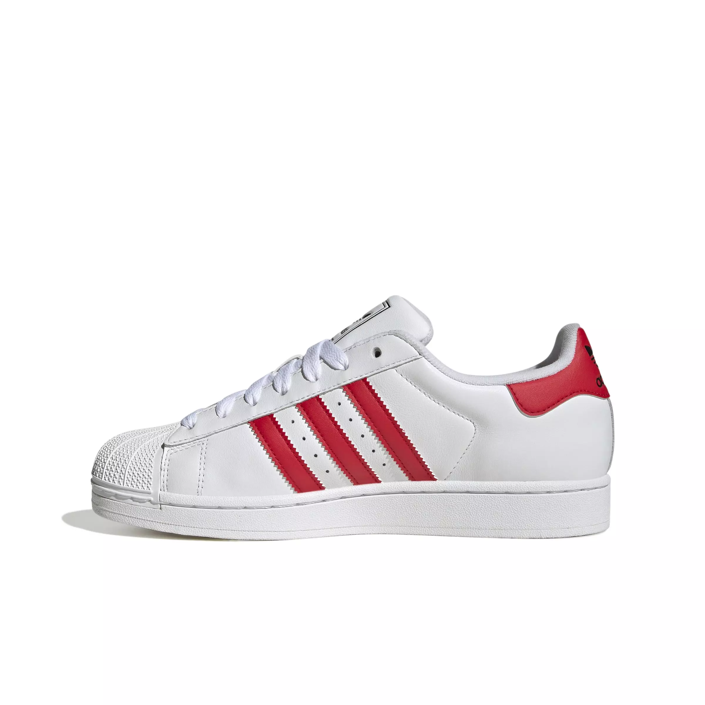 adidas Originals Superstar II "Ftwr White/Better Scarlet/Core Black" Unisex Shoe - WHITE