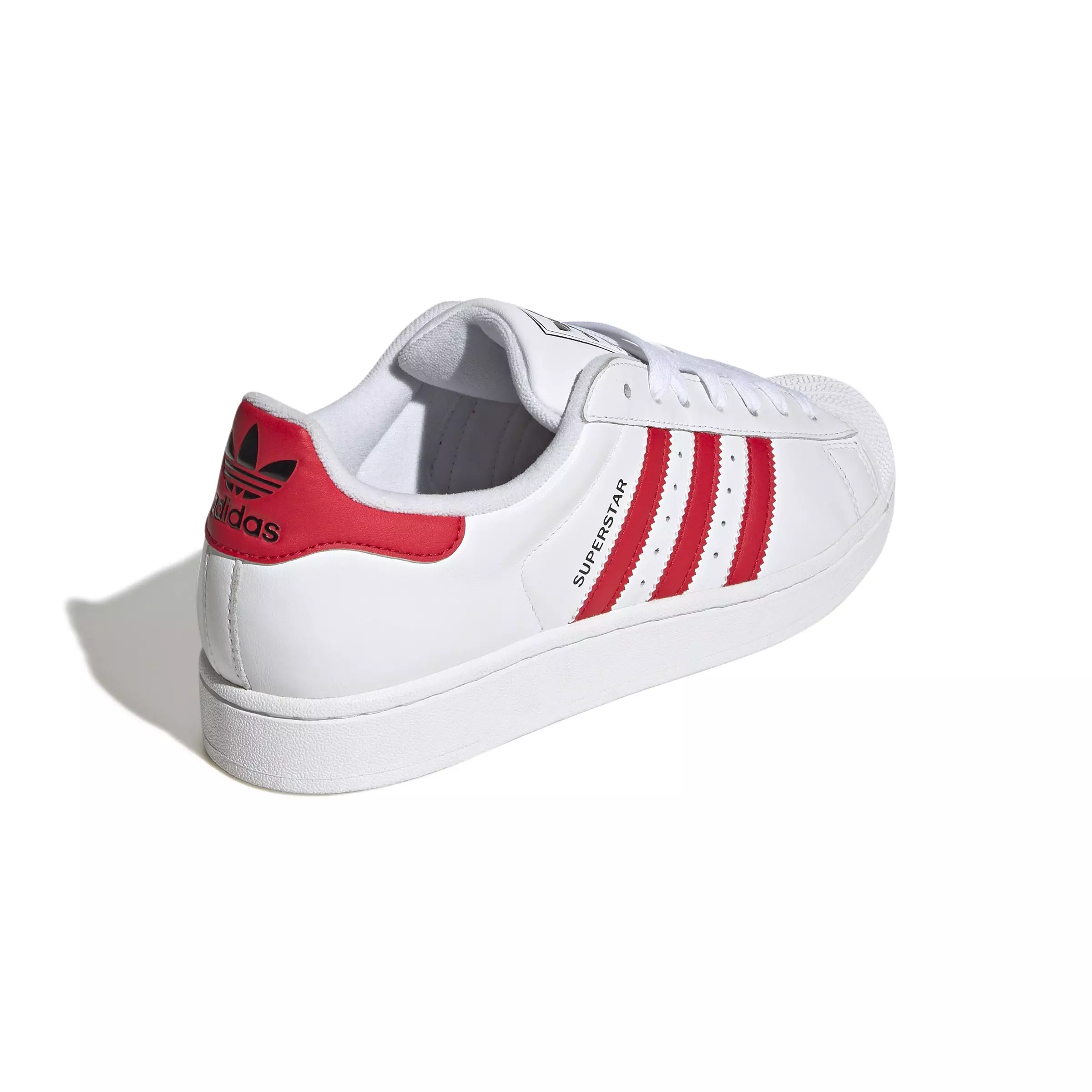 adidas Originals Superstar II "Ftwr White/Better Scarlet/Core Black" Unisex Shoe - WHITE