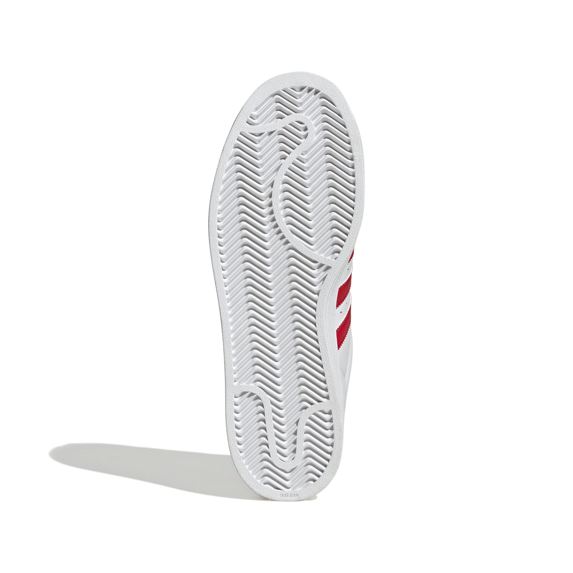 adidas Originals Superstar II "Ftwr White/Better Scarlet/Core Black" Unisex Shoe - WHITE Thumbnail View 6