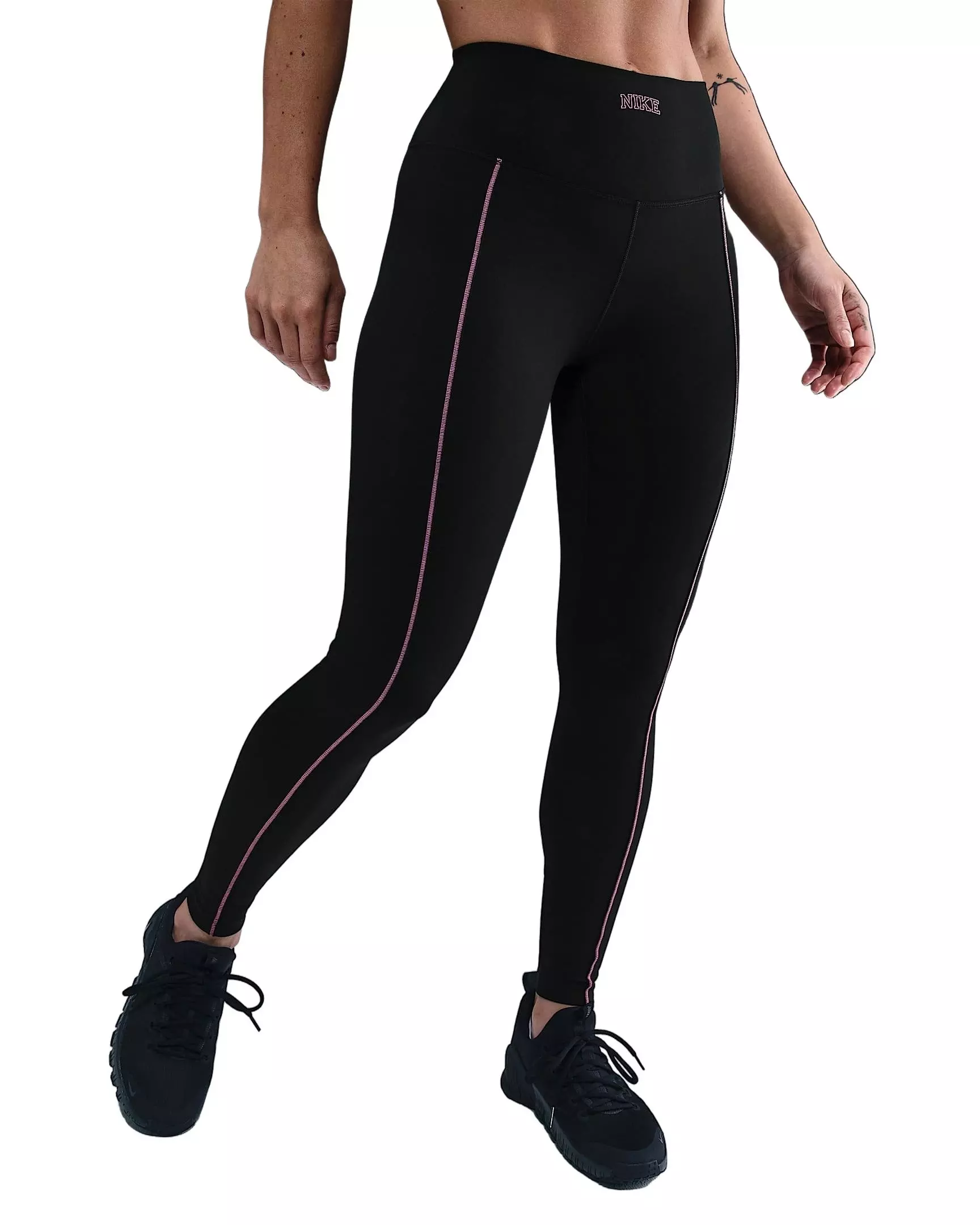 Nike Women's One High-Waisted Full-Length Leggings - Black - BLACK