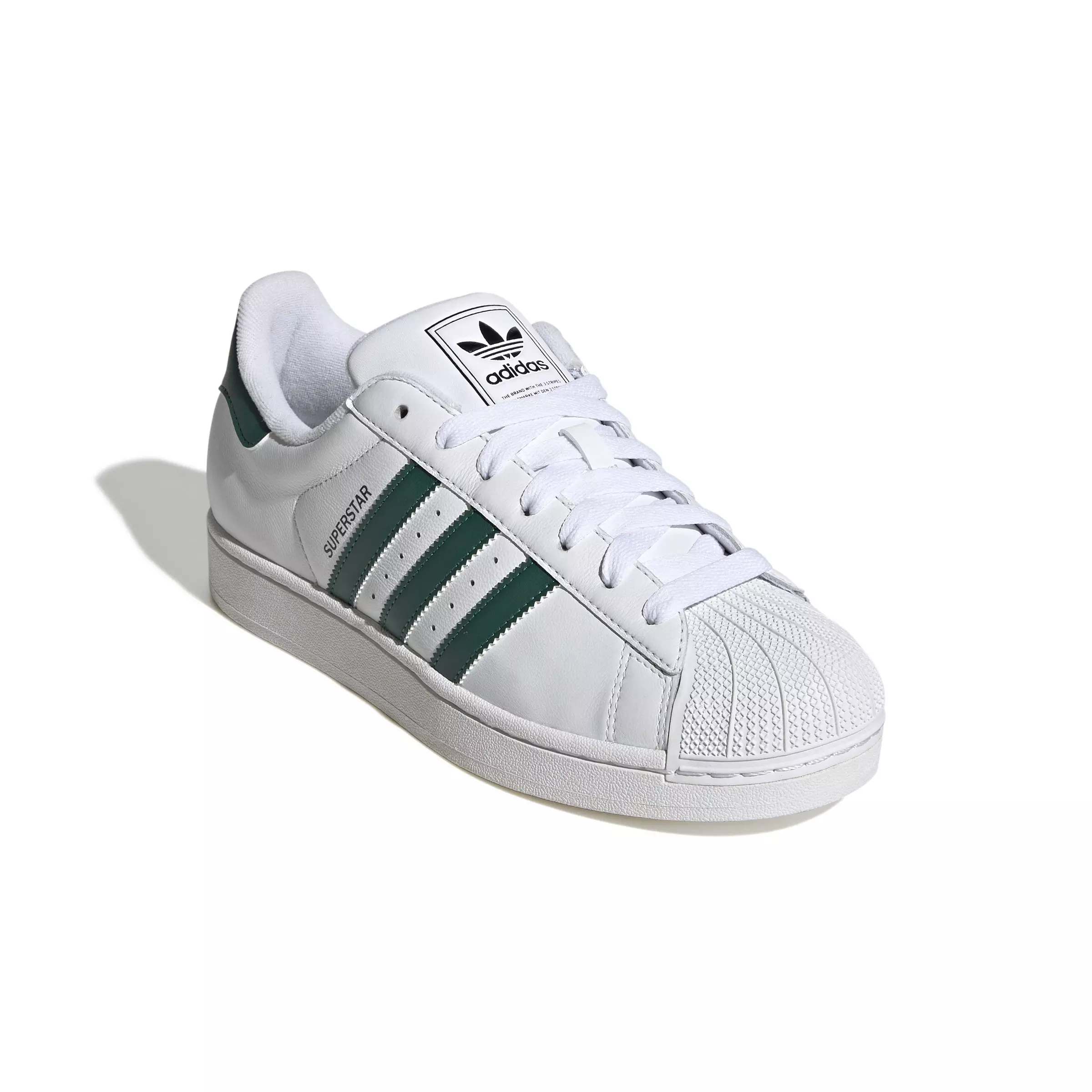 adidas Originals Superstar II "Ftwr White/Collegiate Green/Core Black" Unisex Shoe - WHITE