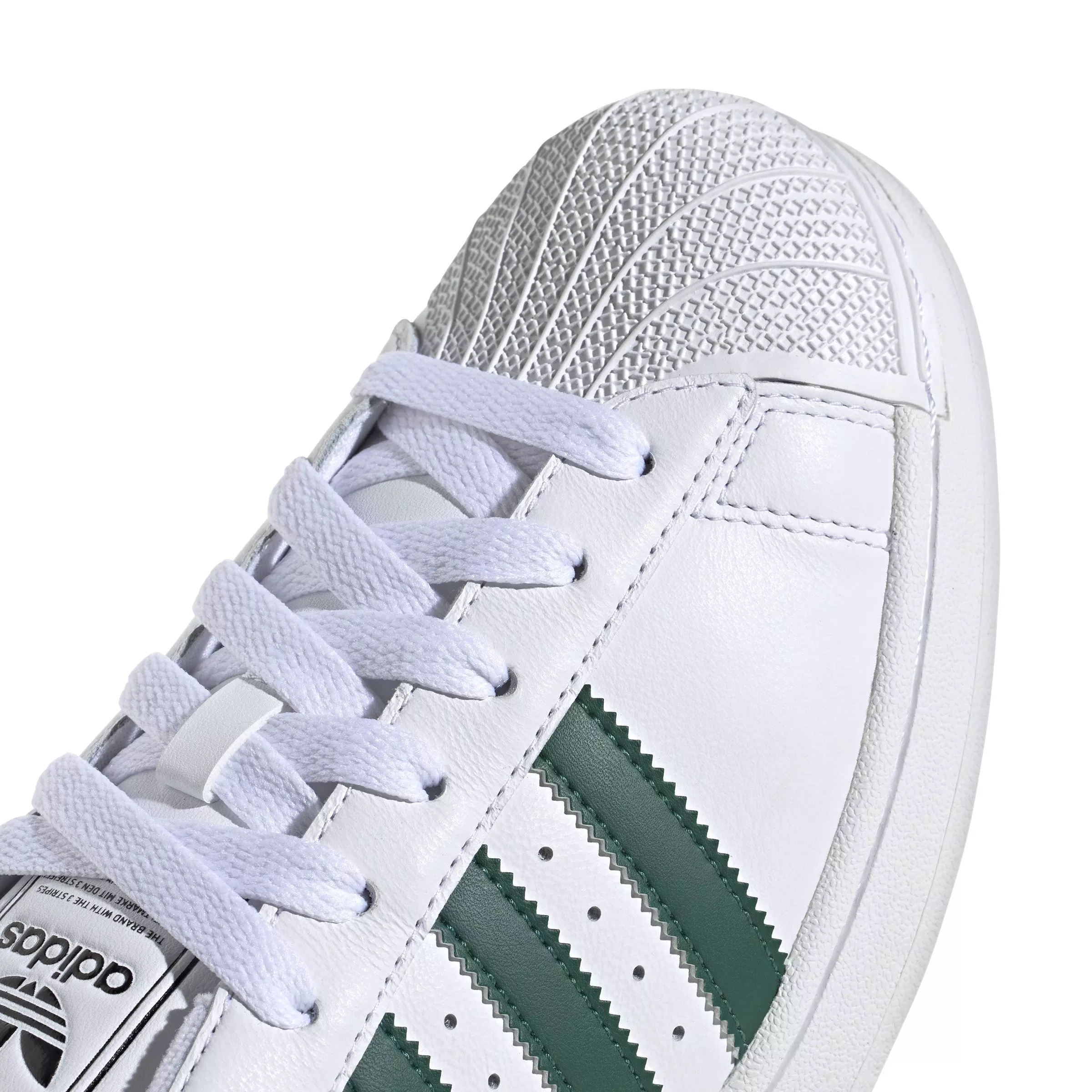 adidas Originals Superstar II "Ftwr White/Collegiate Green/Core Black" Unisex Shoe - WHITE