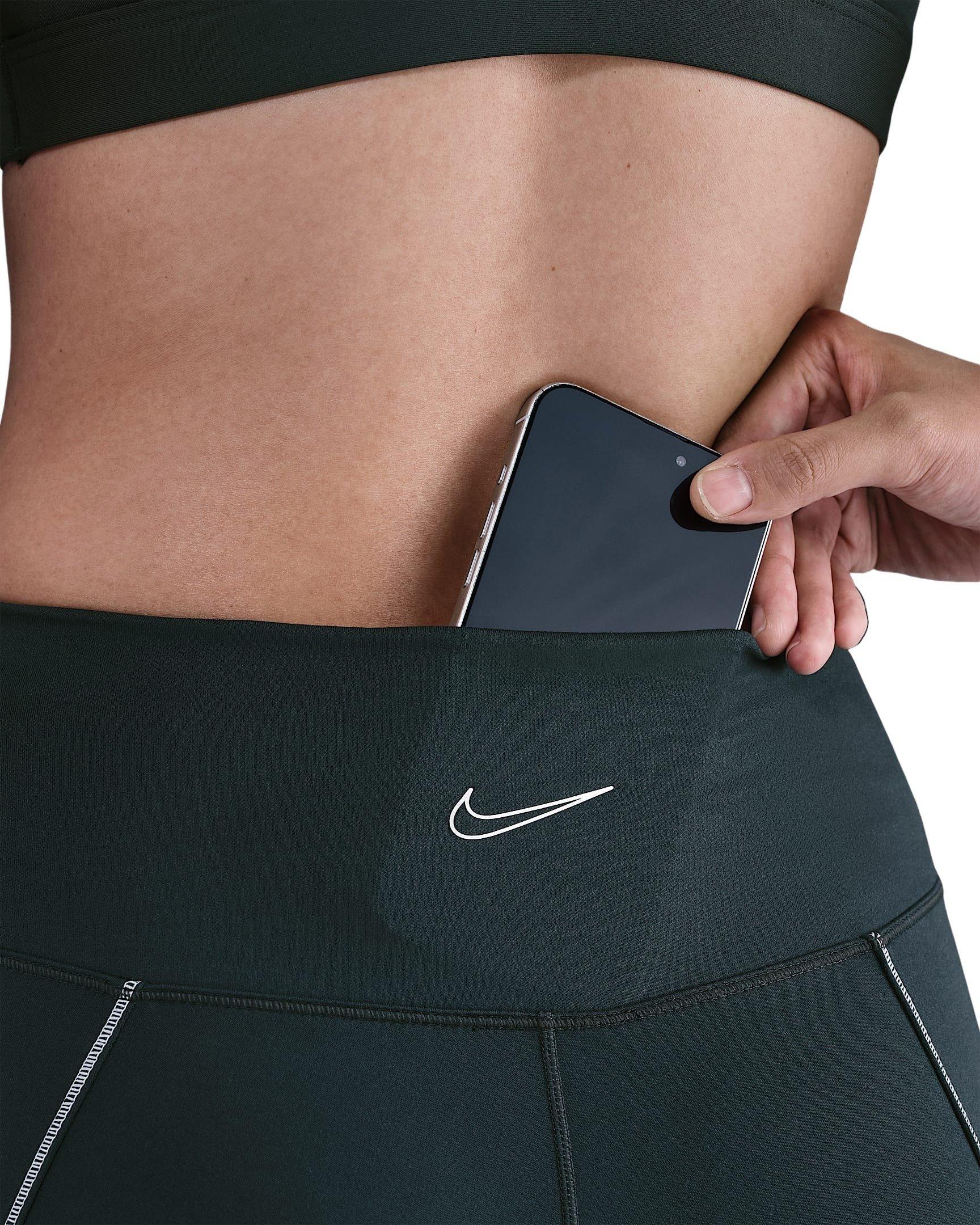 Nike Women's One High-Waisted Full-Length Leggings - Green - GREEN Thumbnail View 4