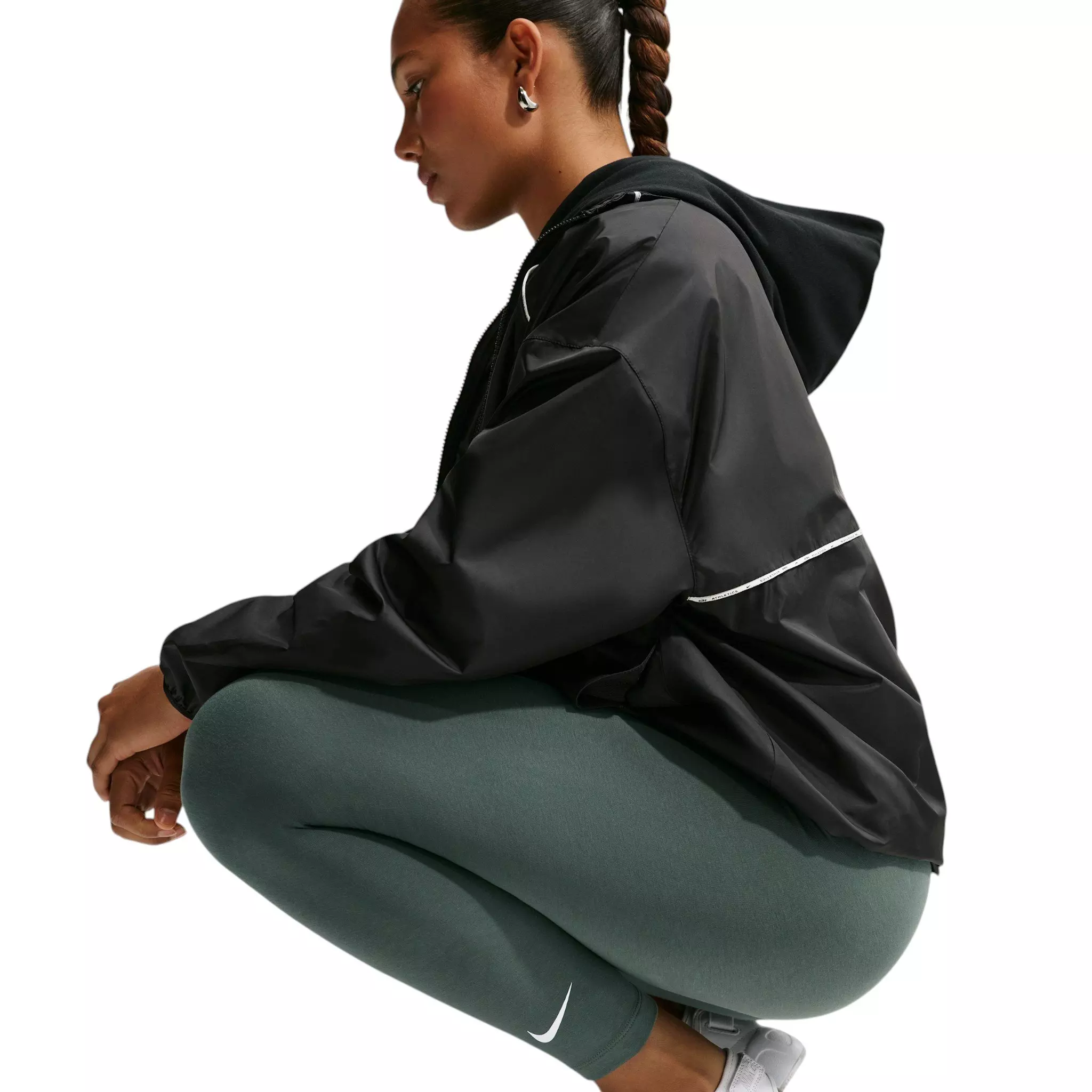 Nike Women's Sportswear Classic High-Waisted 7/8/ Leggings - Camo Green - CAMO GREEN