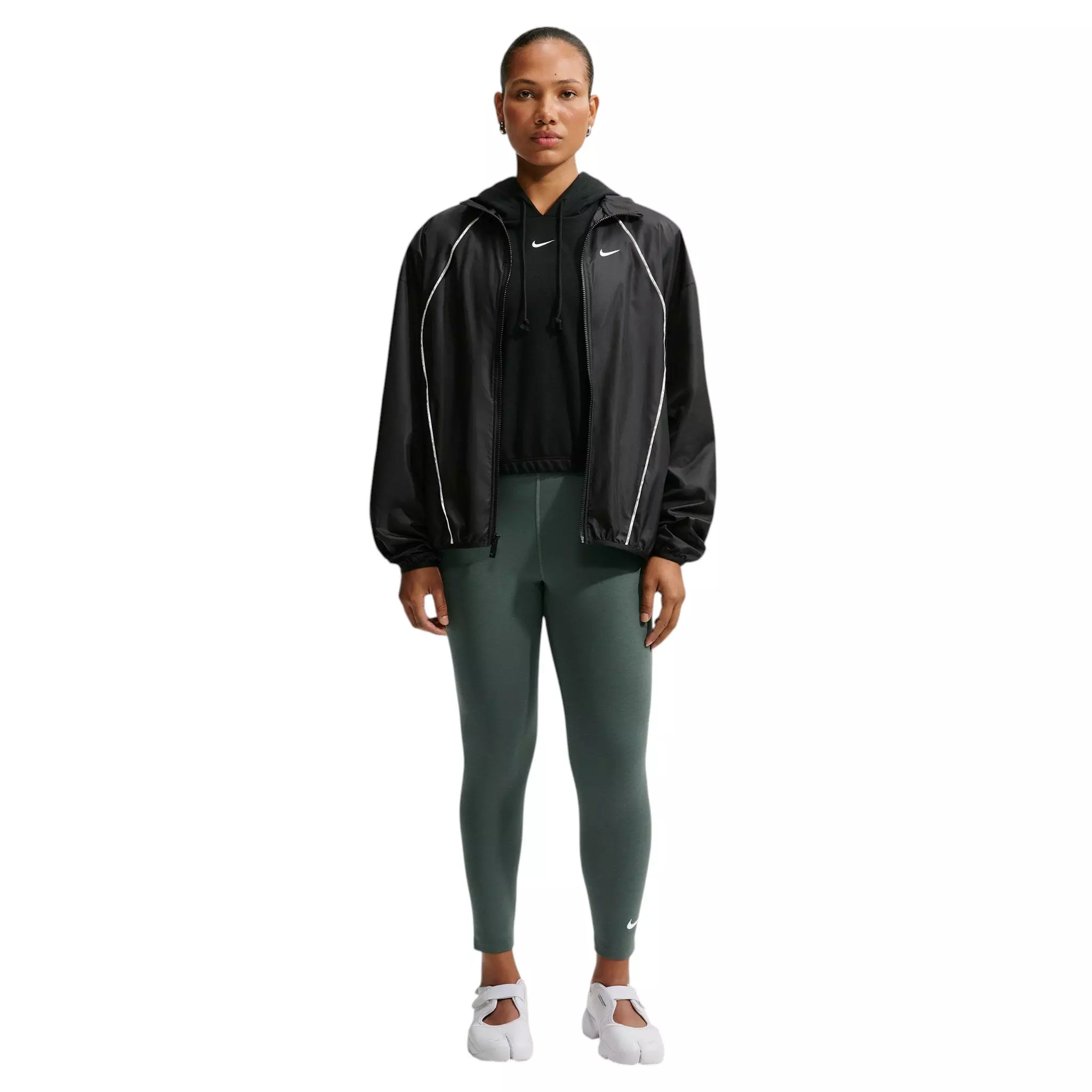Nike Women's Sportswear Classic High-Waisted 7/8/ Leggings - Camo Green - CAMO GREEN