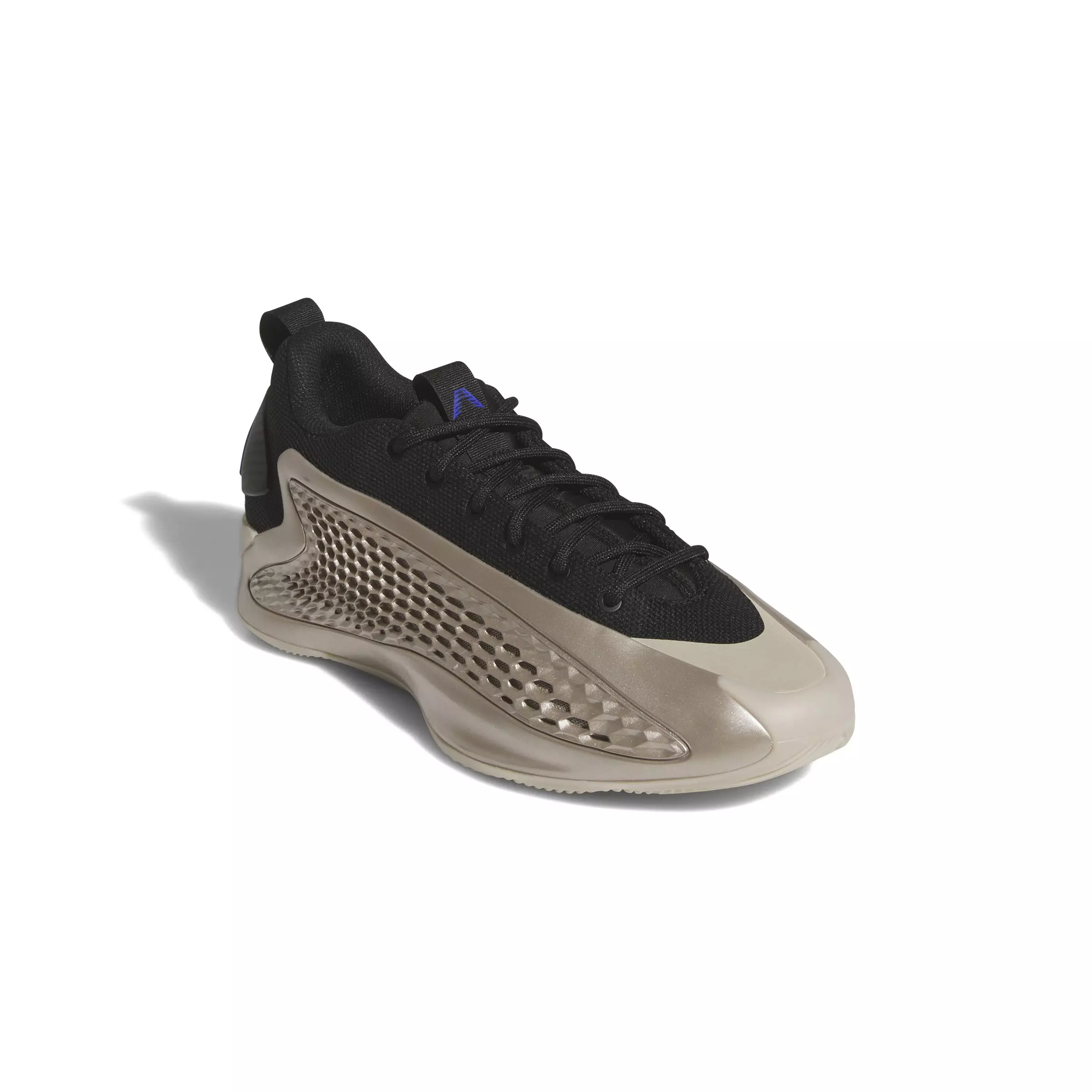 adidas Anthony Edwards 1 Low "Champagne Metallic/Core Black/Lucid Blue" Unisex Basketball Shoe - BEIGE