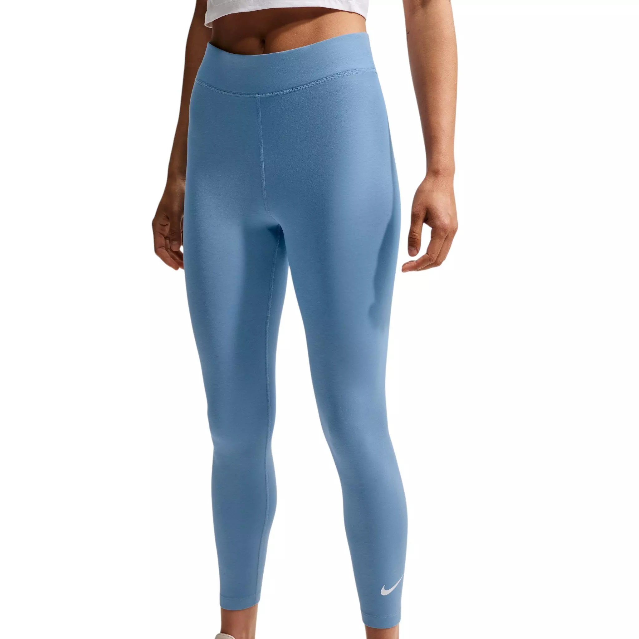 Nike Women's Sportswear Classic High-Waisted 7/8/ Leggings - Blue - BLUE