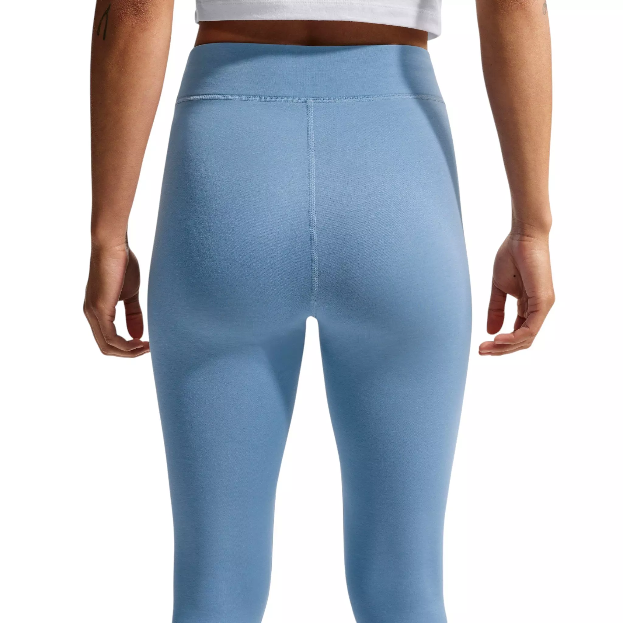 Nike Women's Sportswear Classic High-Waisted 7/8/ Leggings - Blue - BLUE