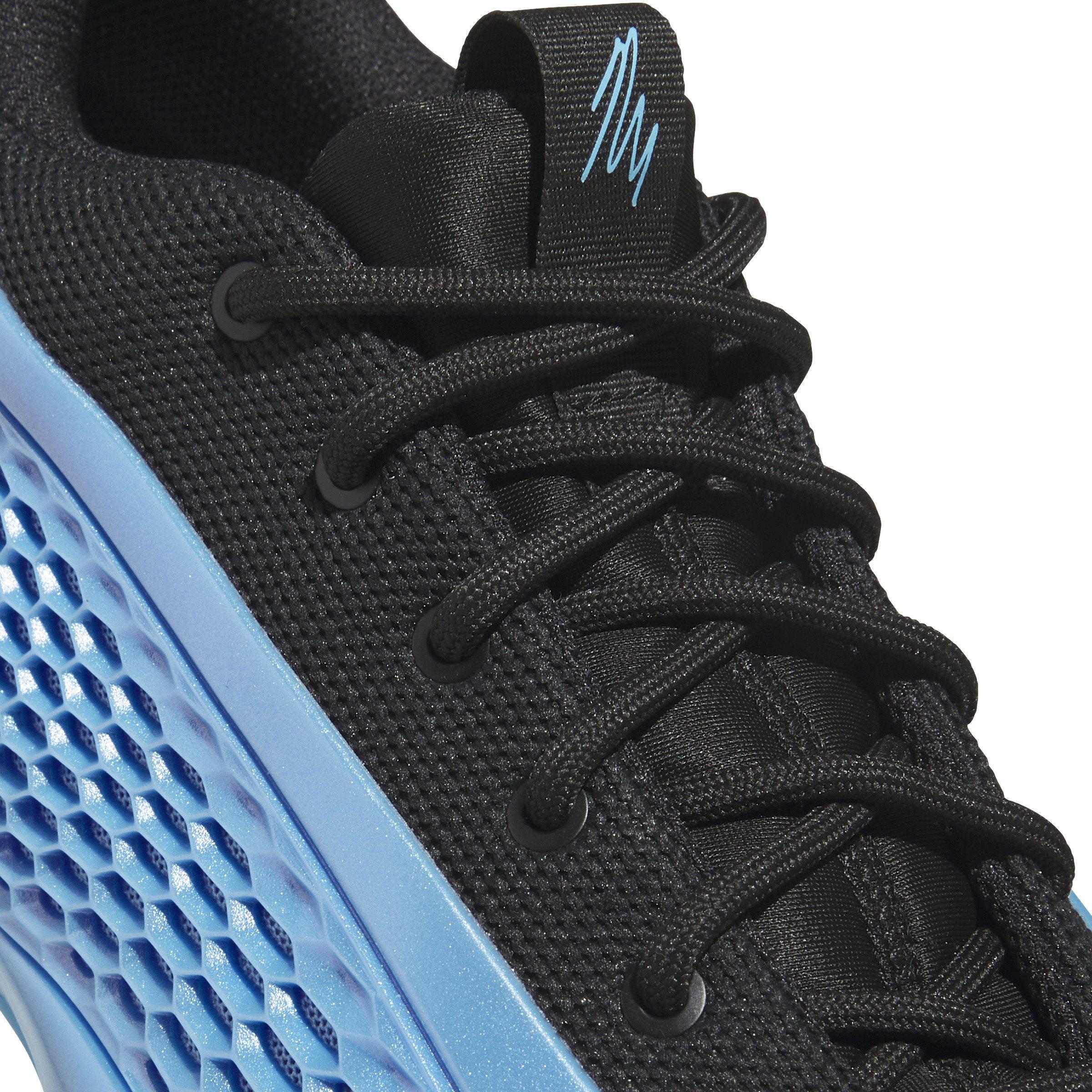 adidas Anthony Edwards 1 Low "Blue Burst/Core Black/Ftwr White" Unisex Basketball Shoe - BLUE Thumbnail View 7