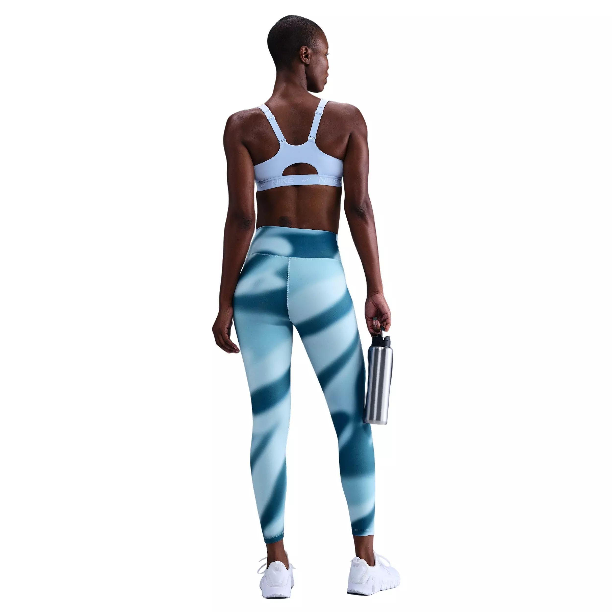 Nike Women's One Dri-FIT High-Waisted 7/8 Leggings - Lt Blue - LT BLUE